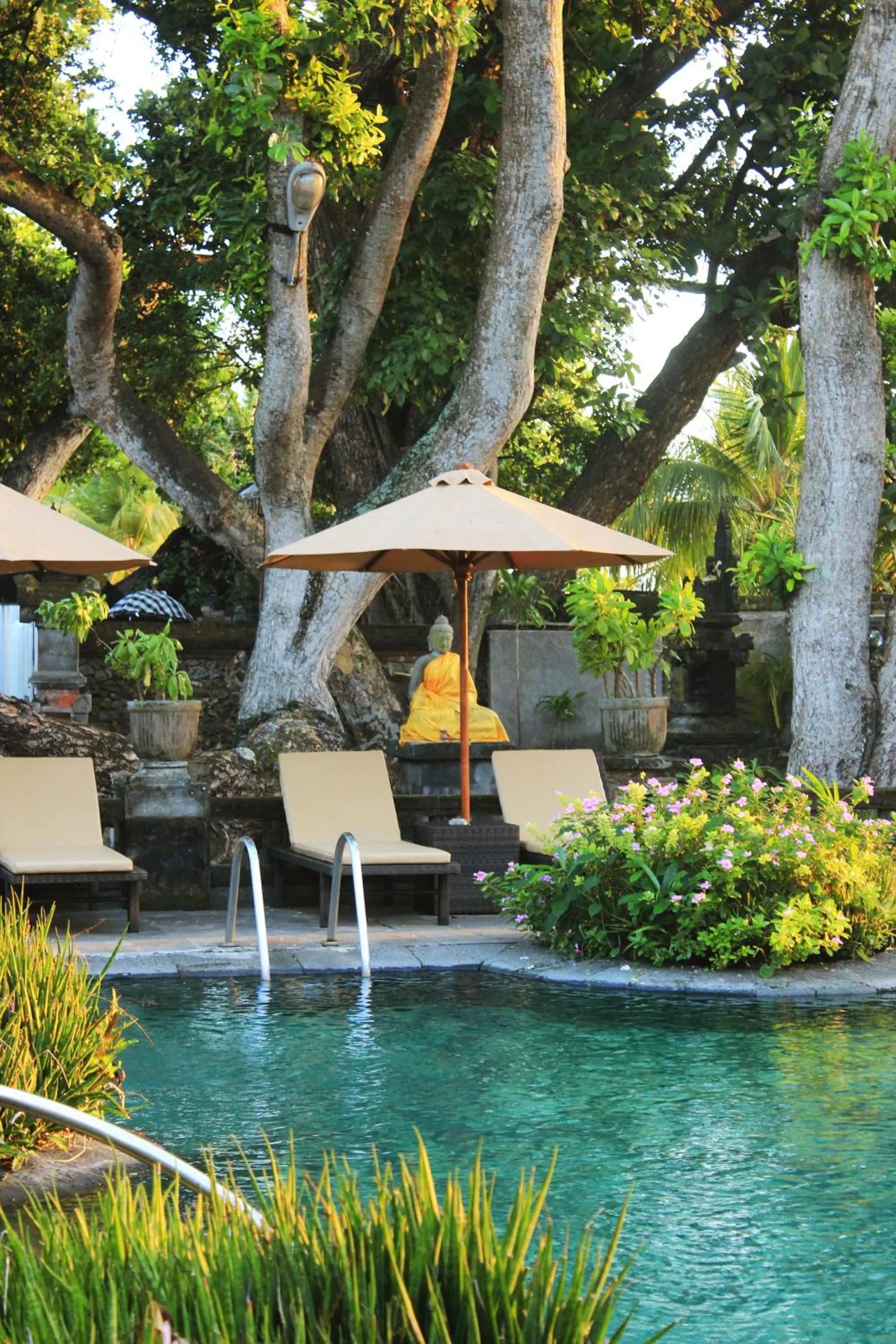 Pool view in Besakih Beach Hotel