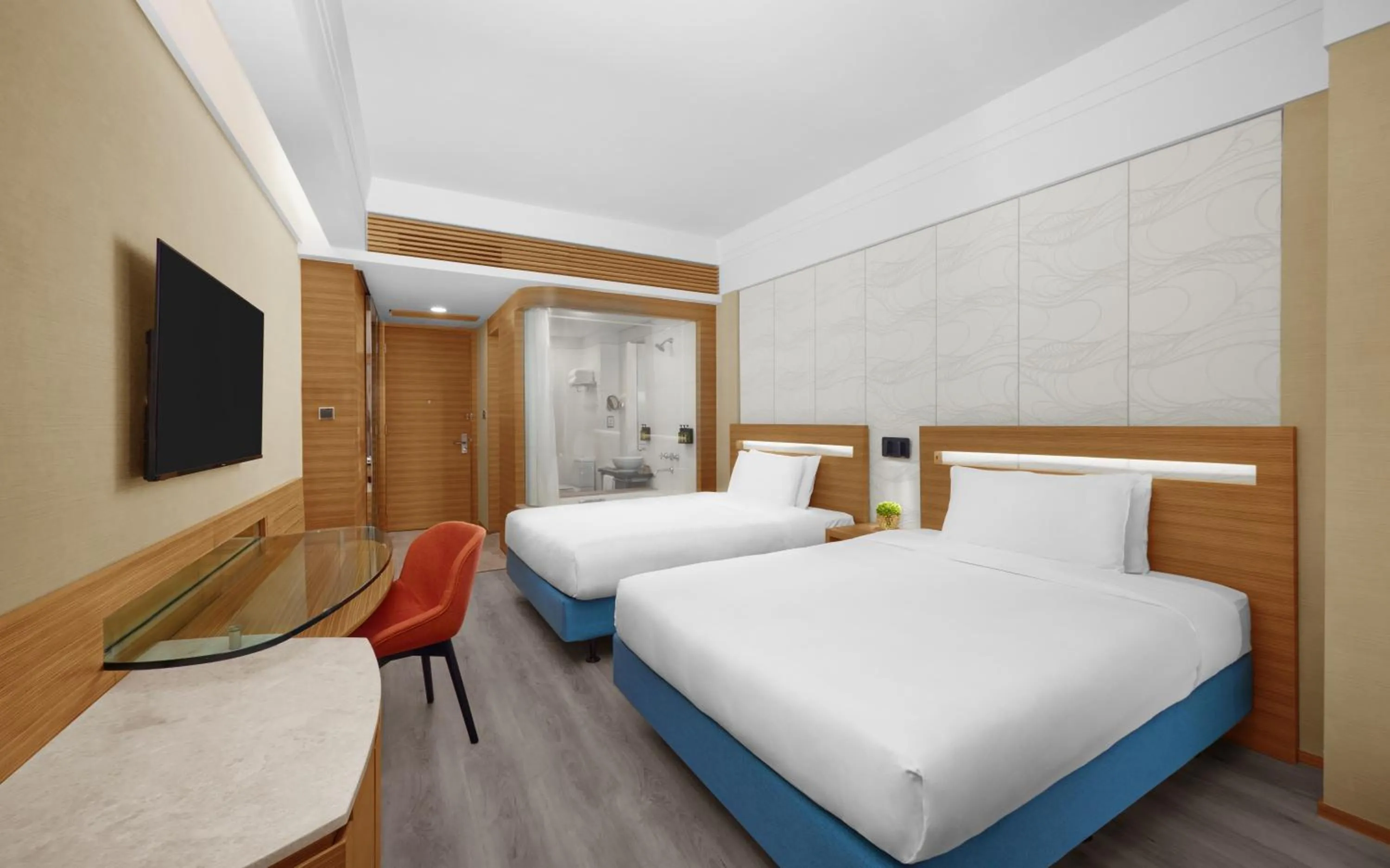 Bed in Nina Hotel Tsuen Wan West