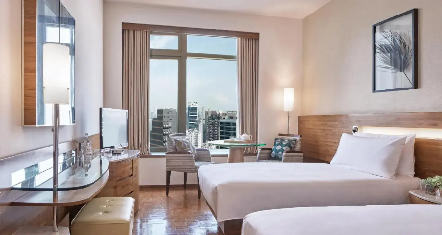 Deluxe Twin Room in Nina Hotel Causeway Bay Deluxe Twin Room in Nina Hotel Causeway Bay