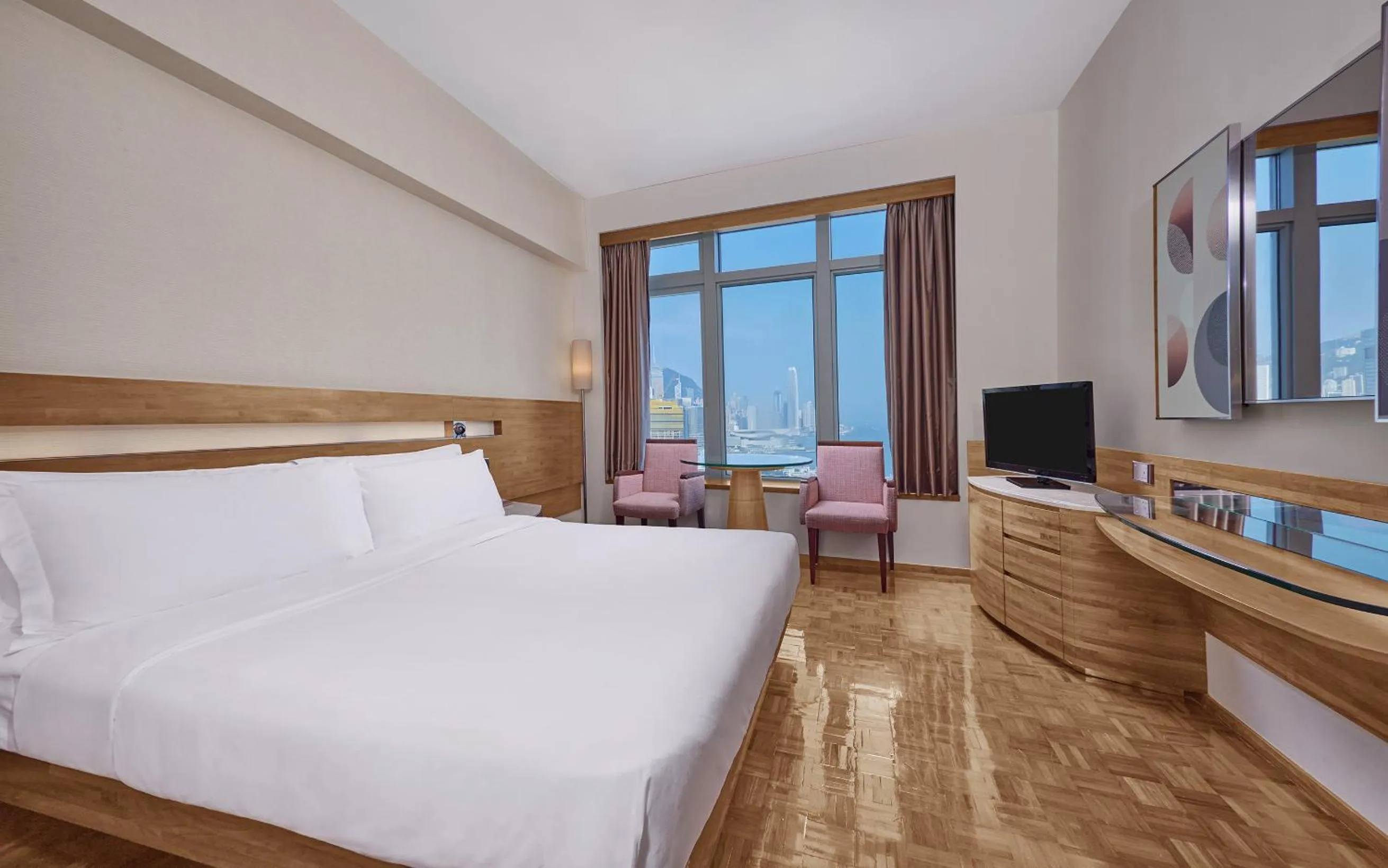 Bed in Nina Hotel Causeway Bay