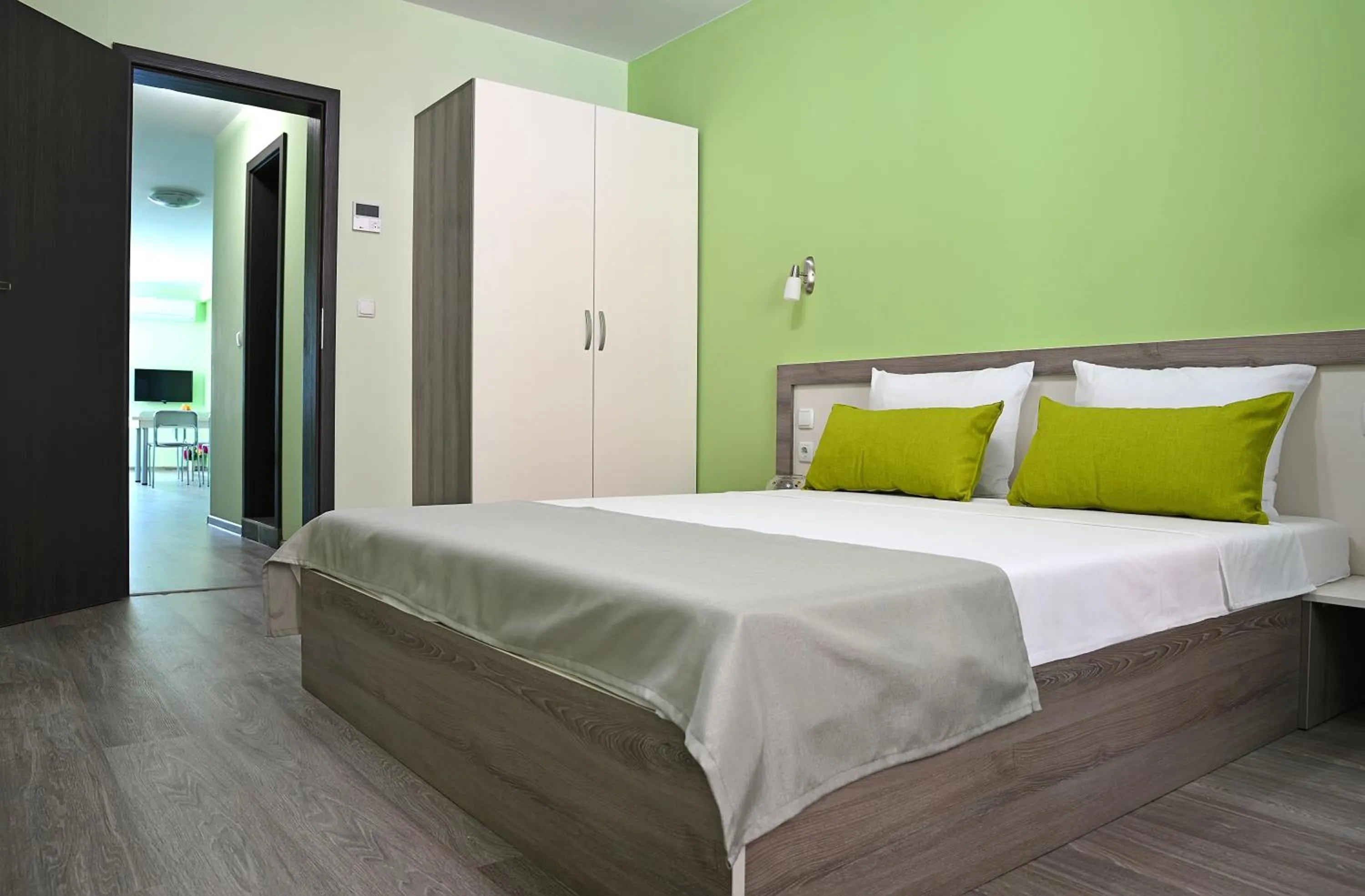 Bed in Visito Aparthouse