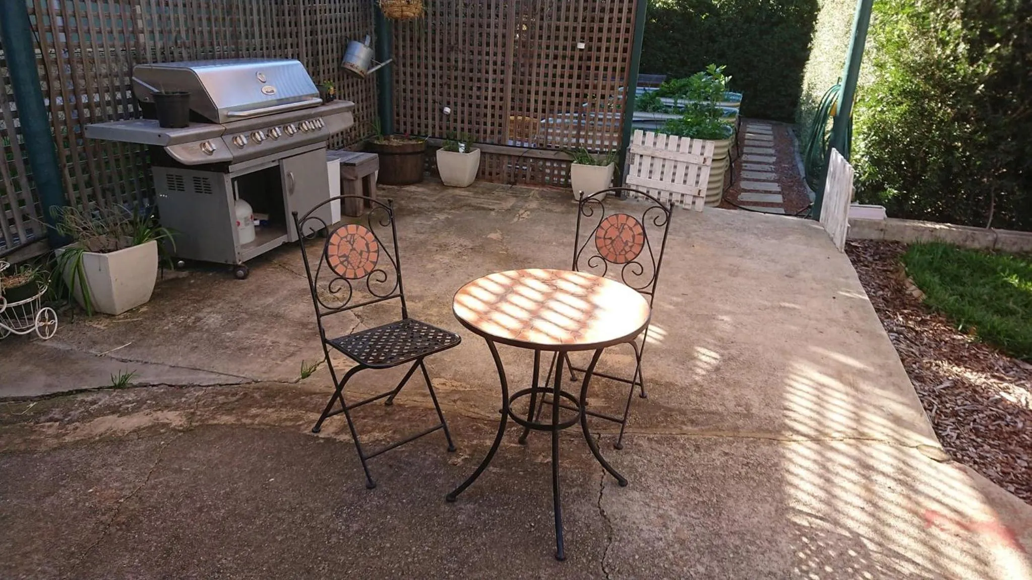Patio in The Cottage on George Street