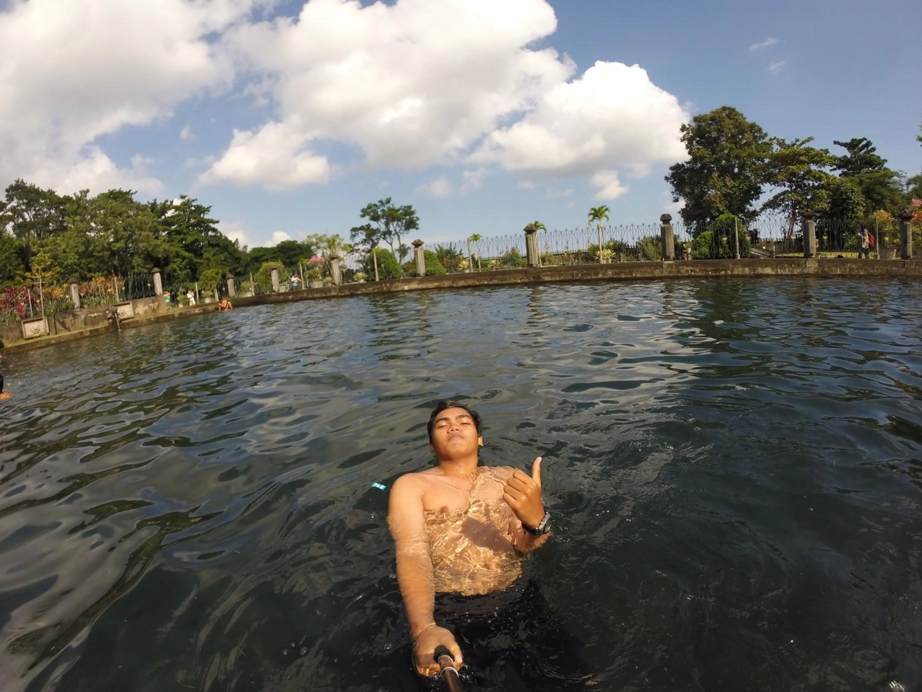 Swimming pool in Dhangin Taman