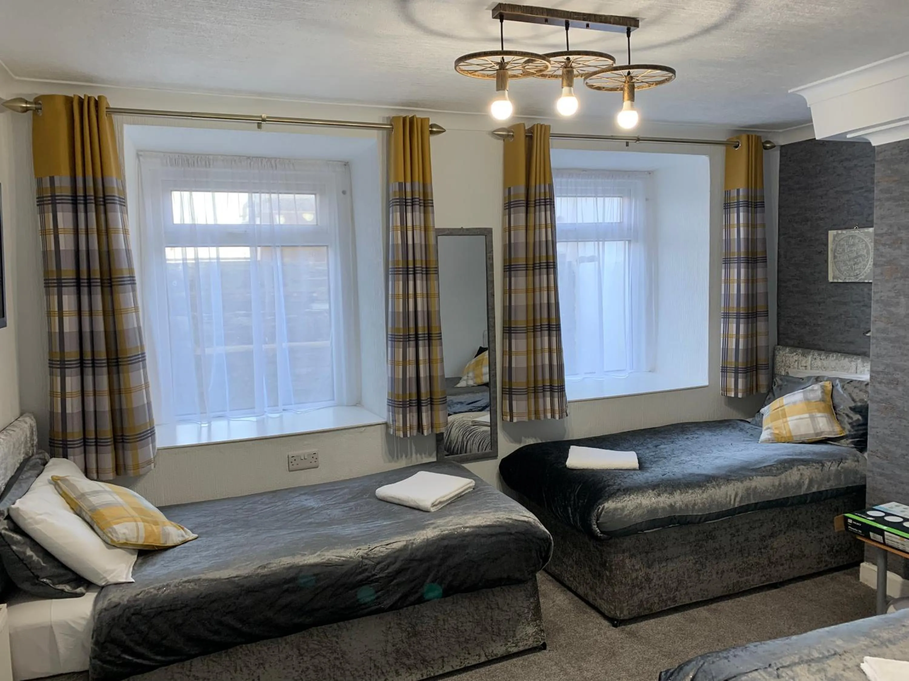 Photo of the whole room, Bed in THE TREVONE, Llandudno