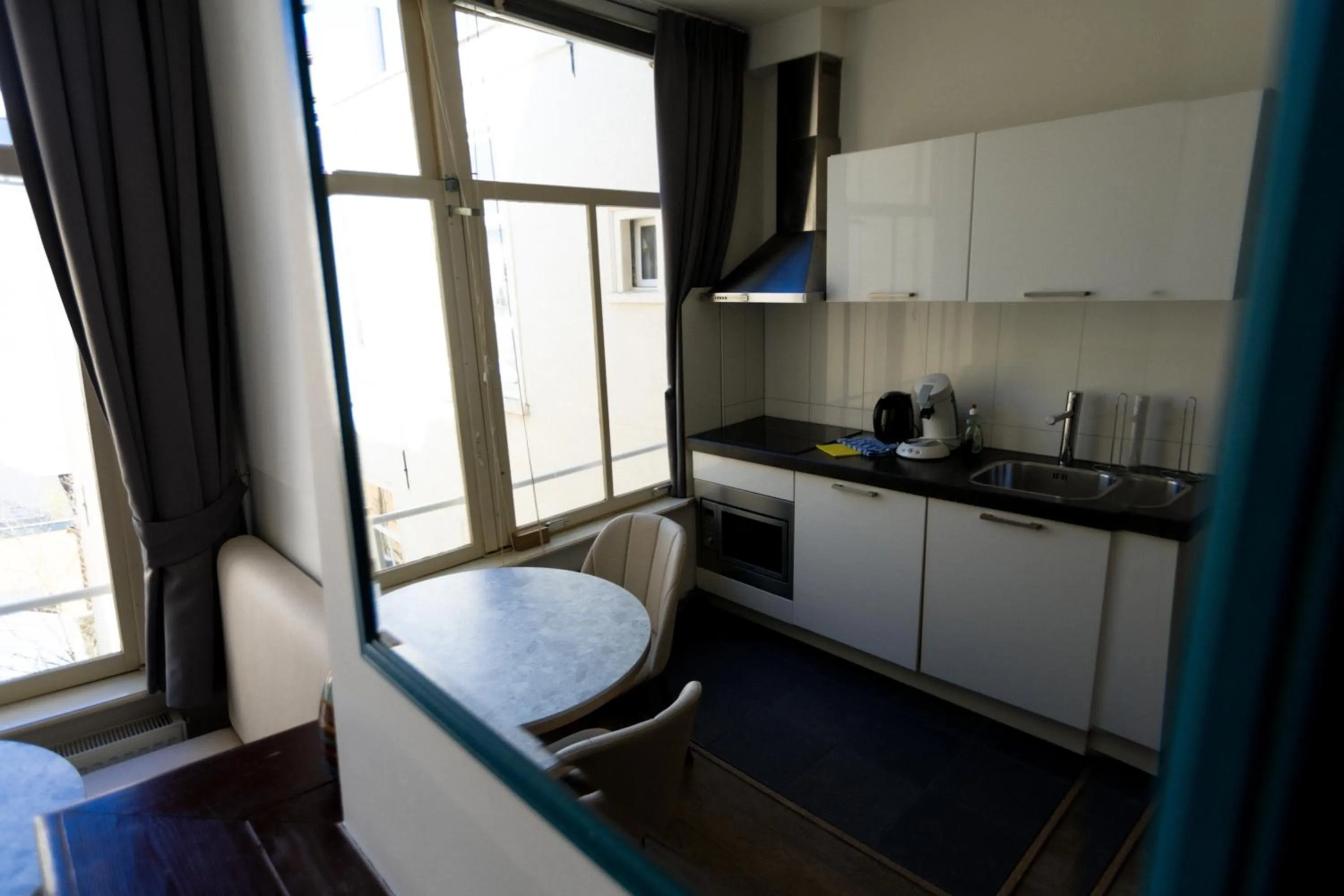 Kitchen or kitchenette in Plantage Hortus Apartments