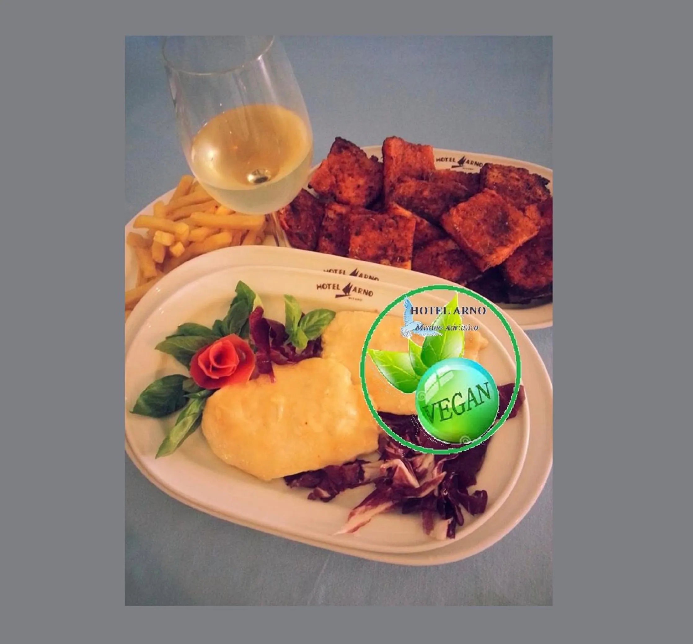 Dining area in Hotel Arno