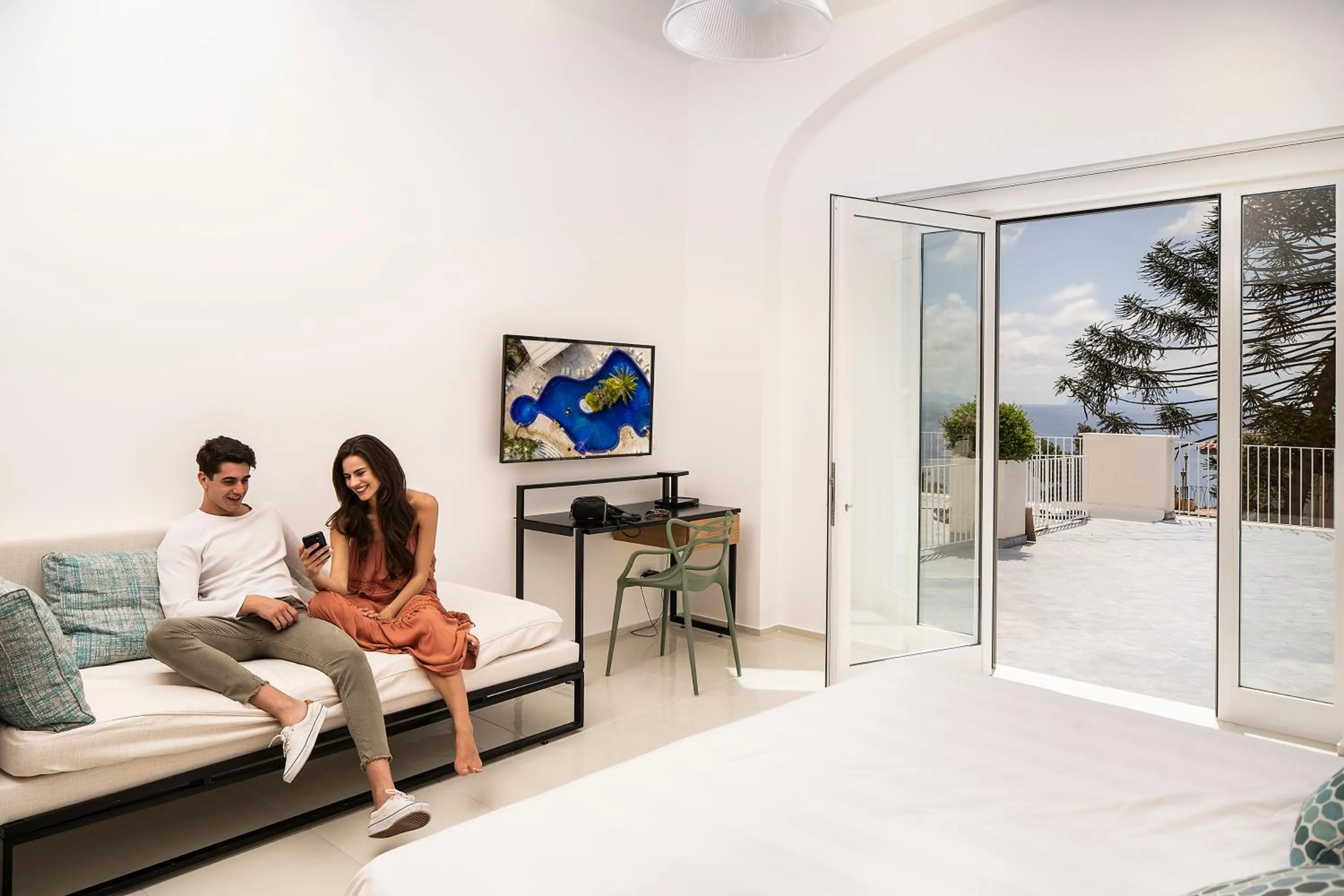 Balcony/Terrace in Apollon Club & Thermal Spa