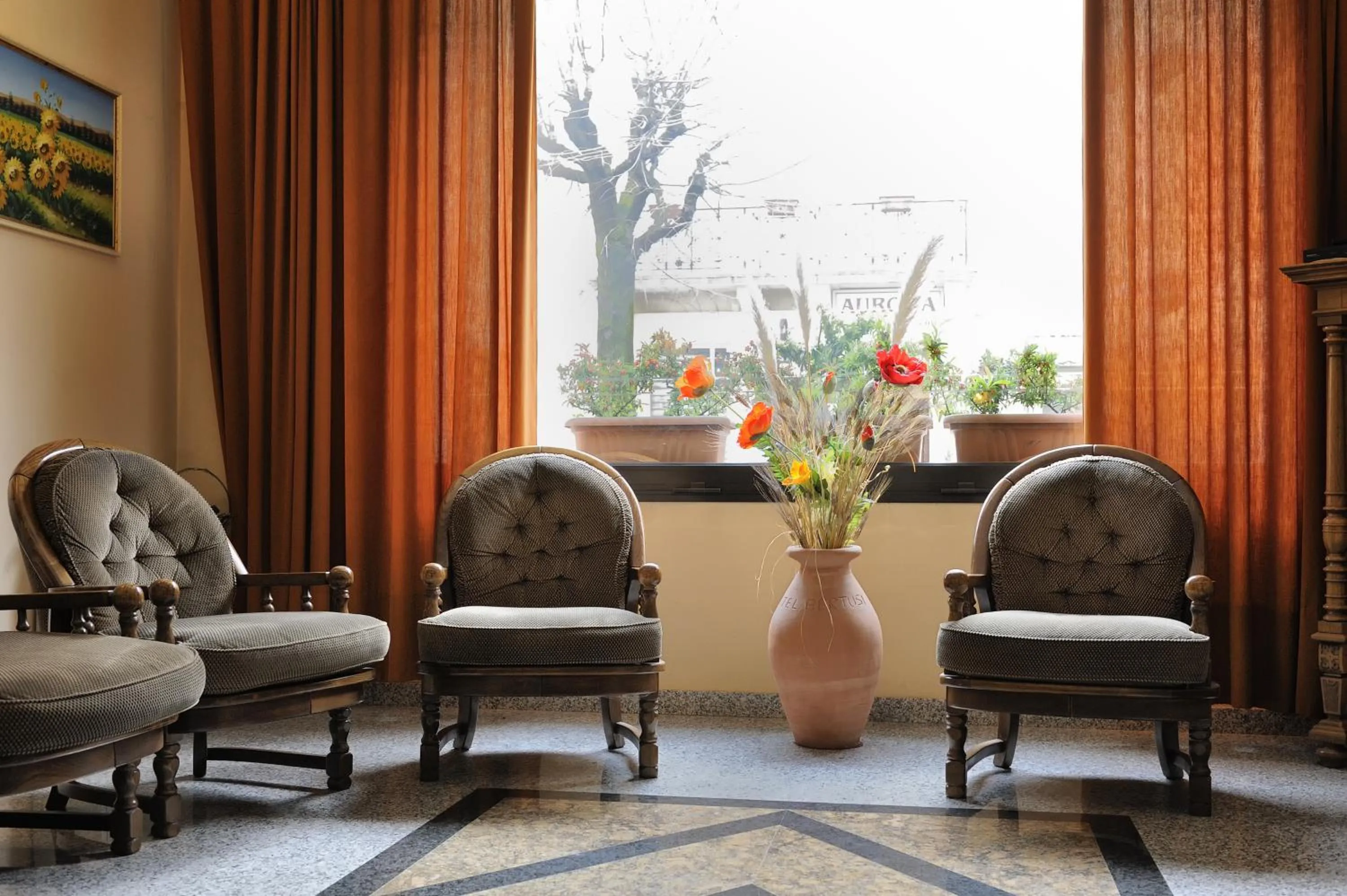 Lobby or reception in Hotel Bertusi