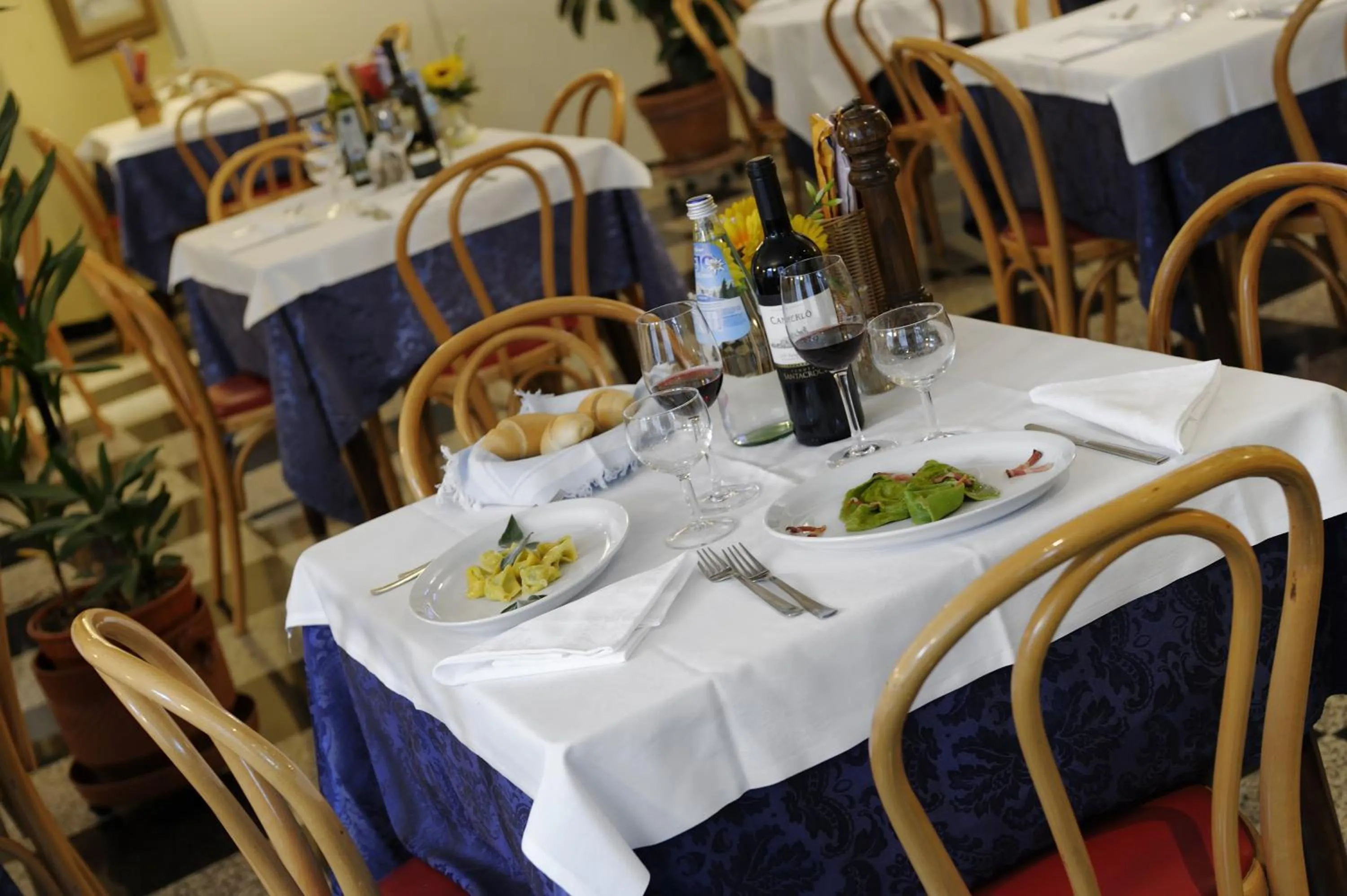 Restaurant/places to eat in Hotel Bertusi
