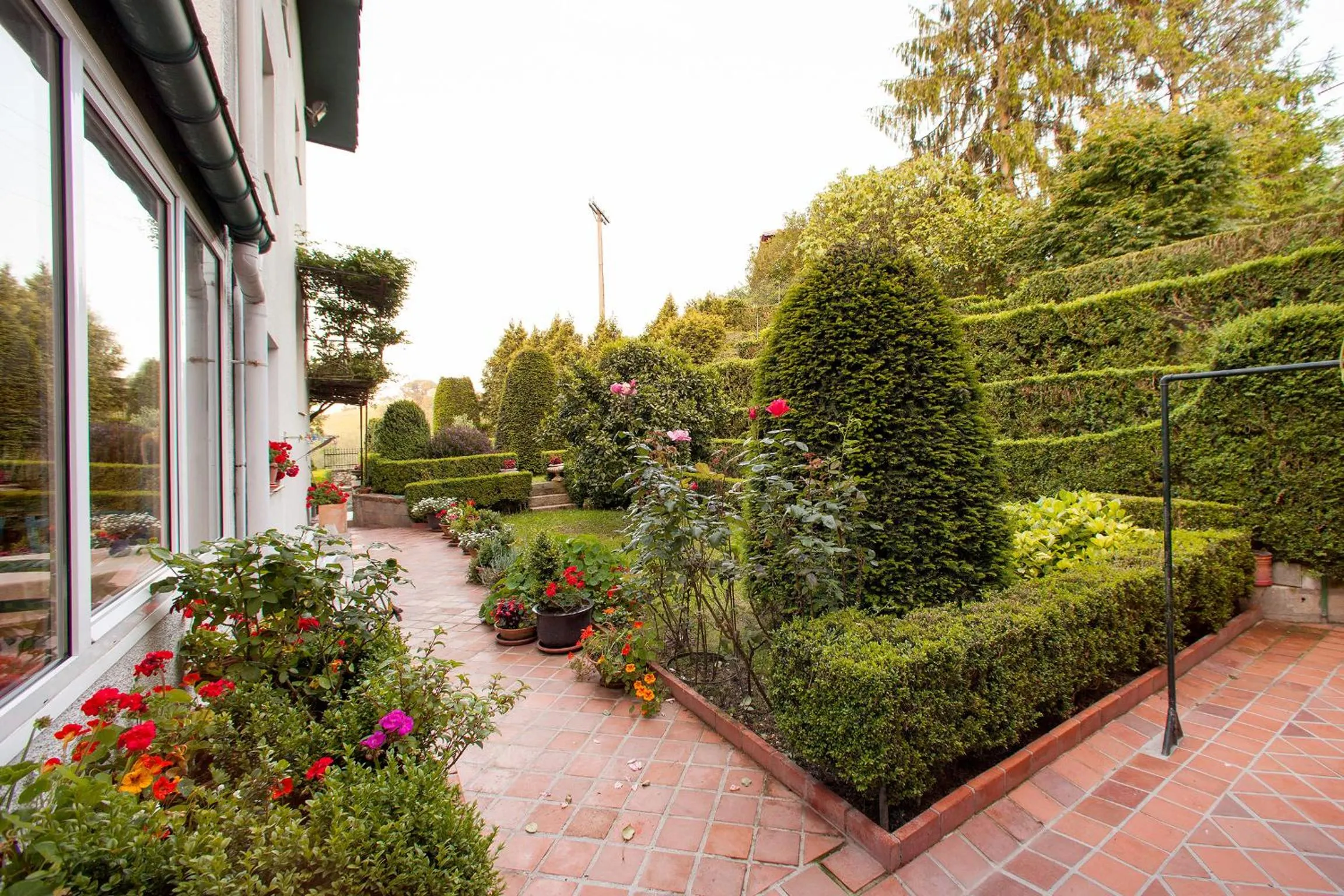 Garden in Casa Rural Mailan PARKING INCLUIDO