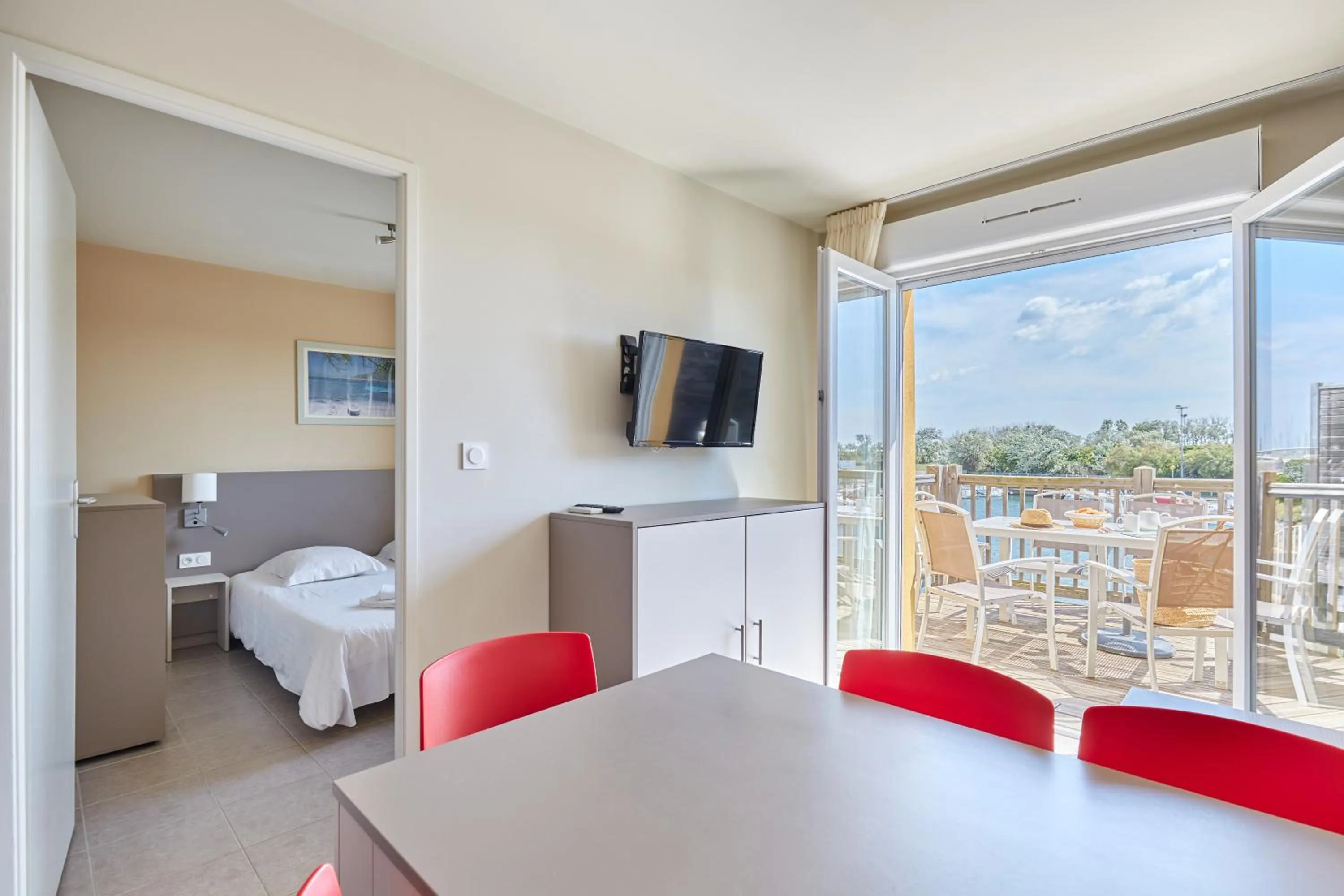 Bed in Résidence Odalys Du Golfe