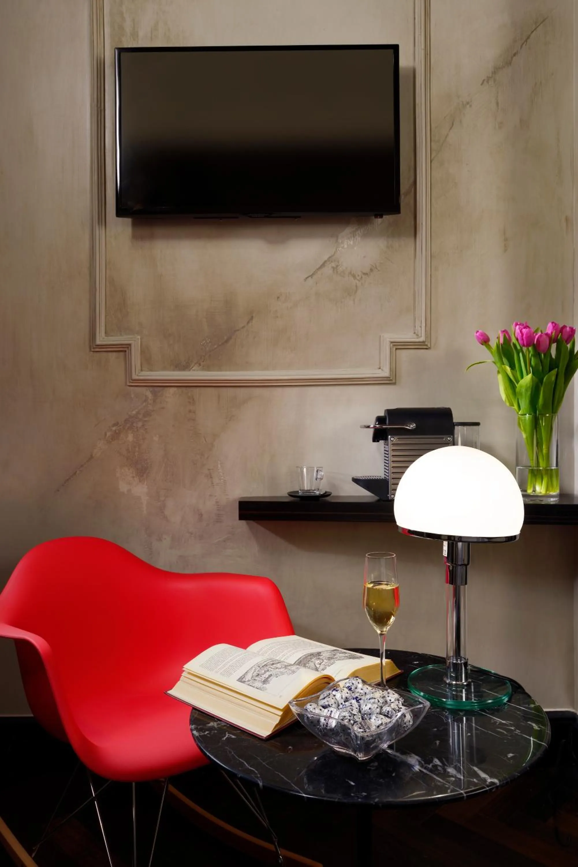 Seating area in Relais Orso