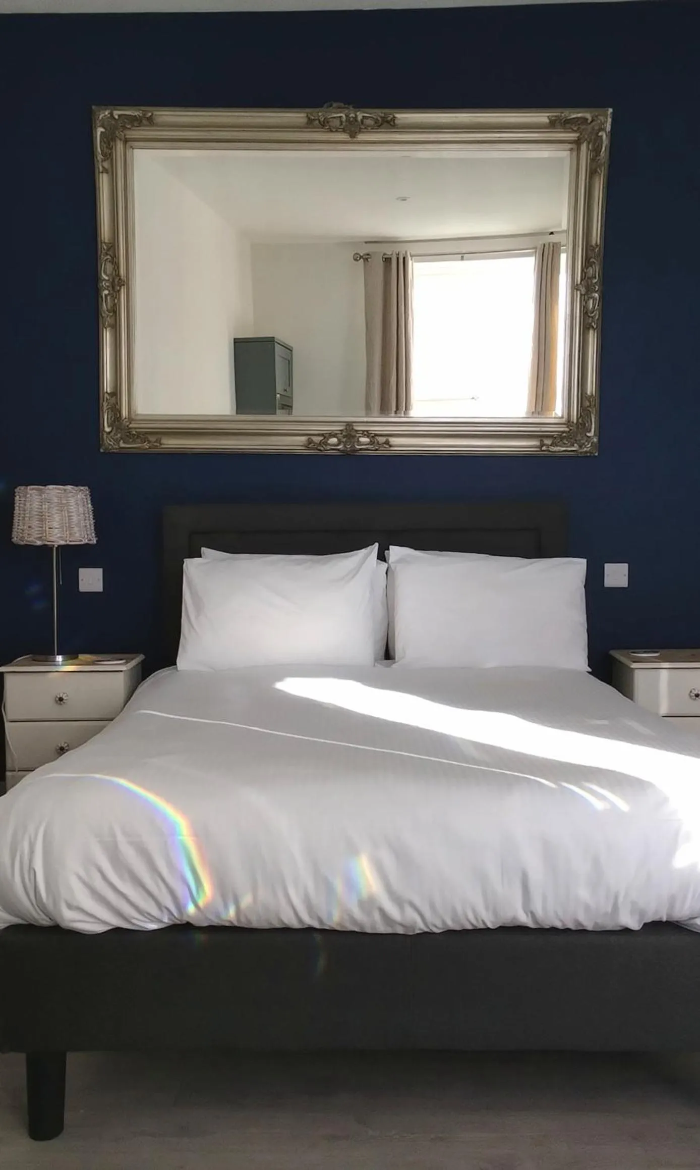 Bed in Duporth Guest House