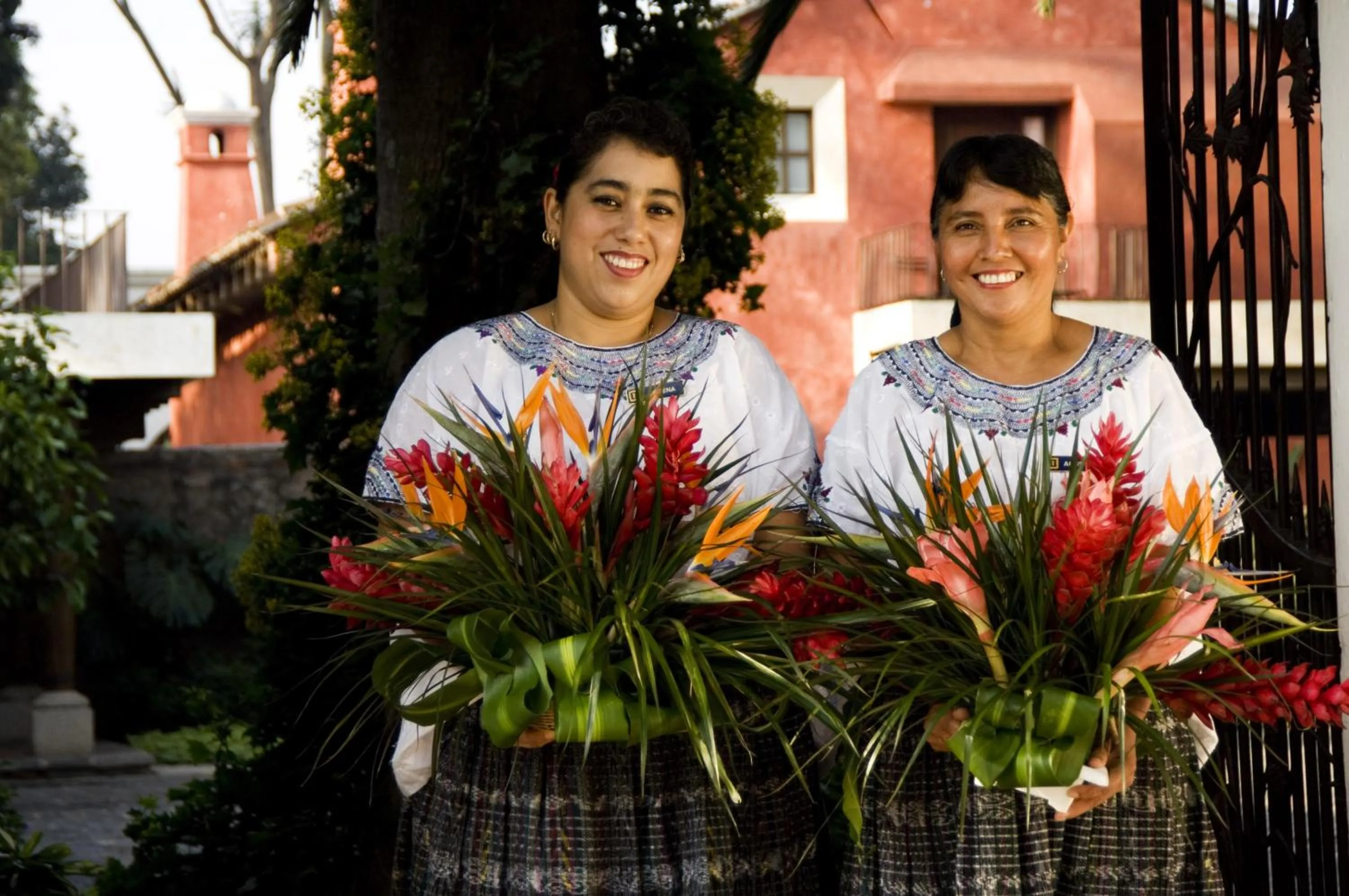 Decorative detail in Porta Hotel Antigua