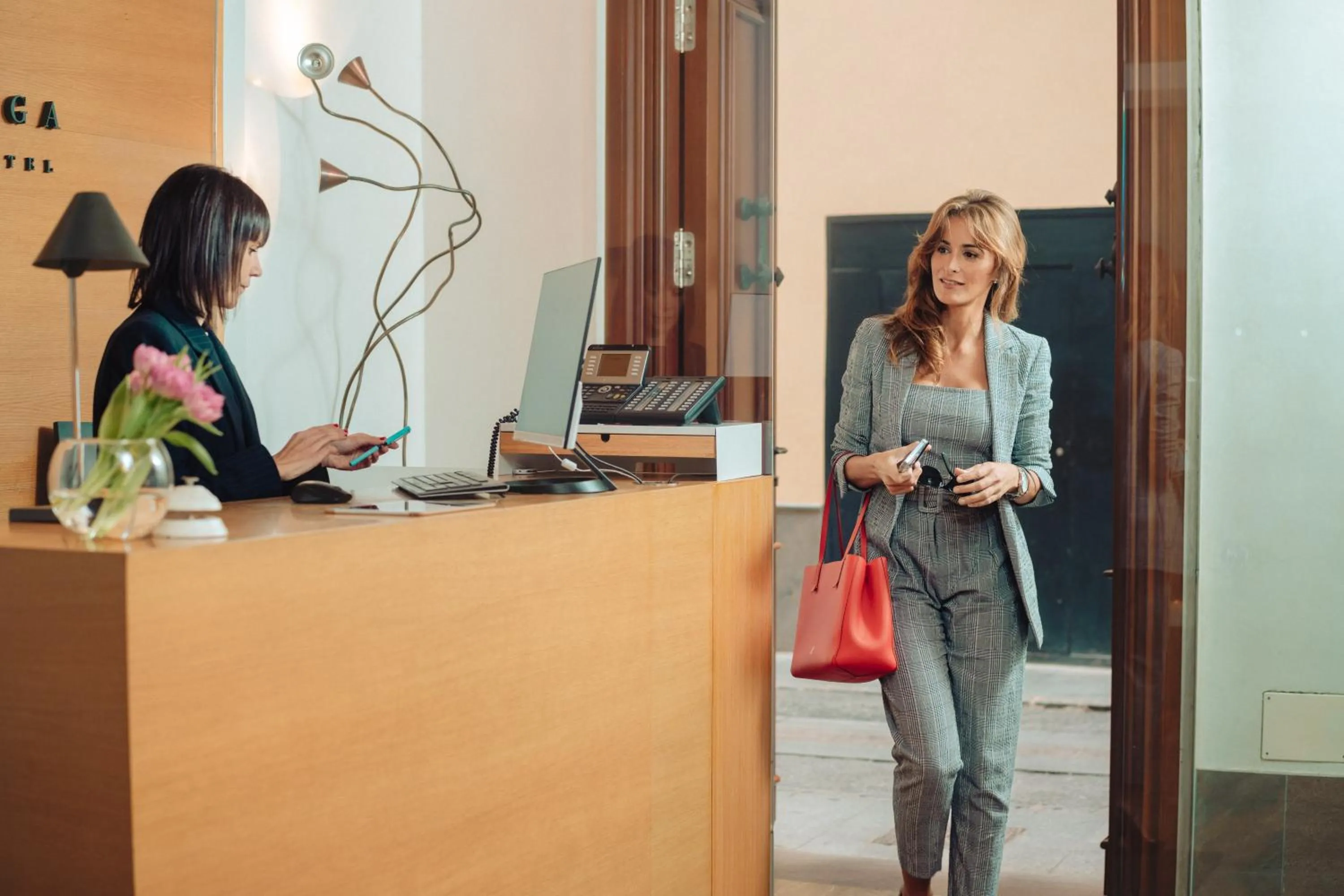 Lobby or reception in Hotel Boutique Párraga Siete
