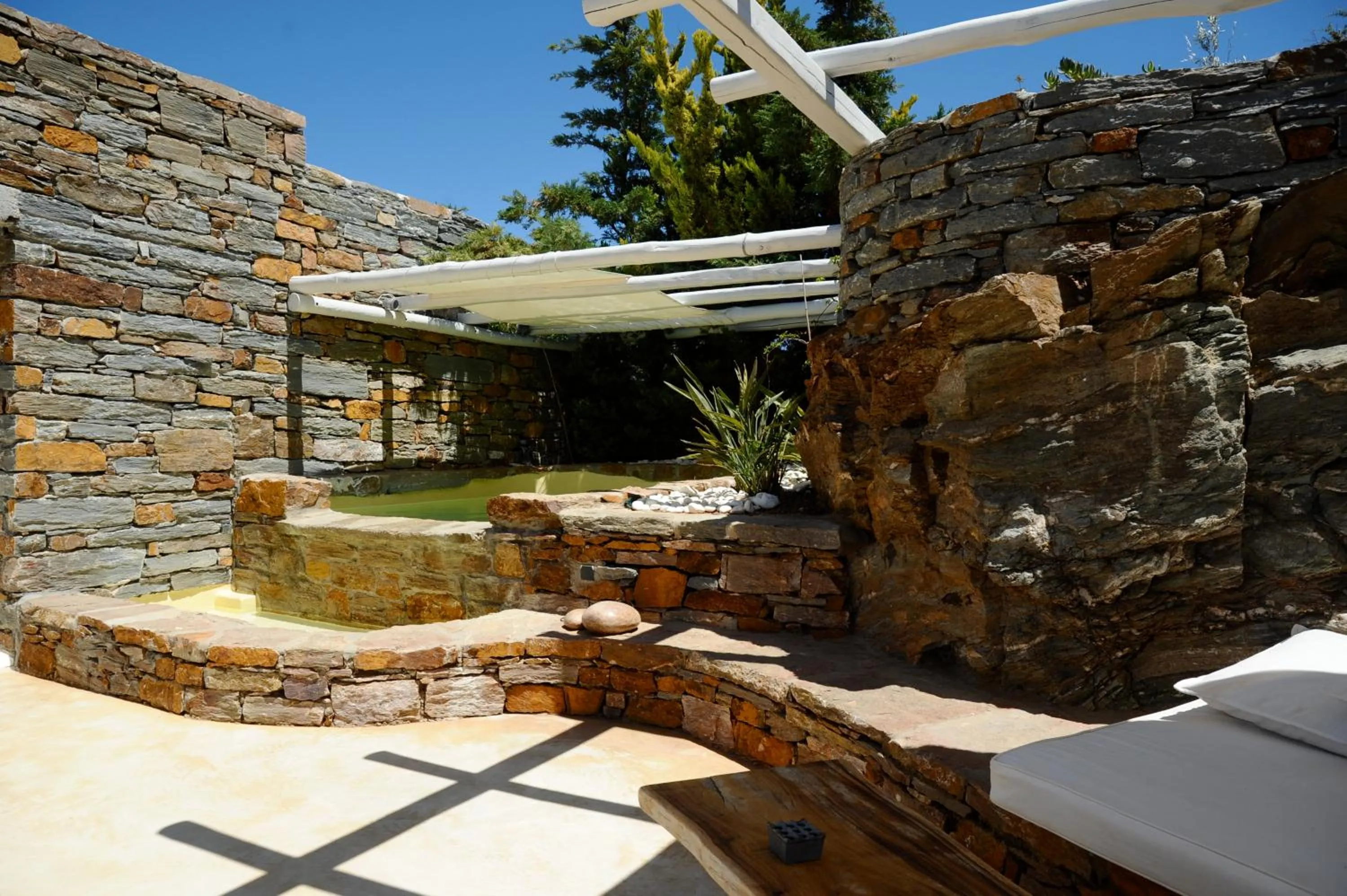 Patio in Aigis Suites Kea