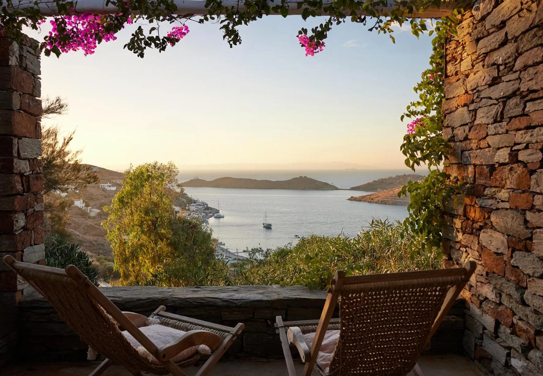 Patio in Aigis Suites Kea