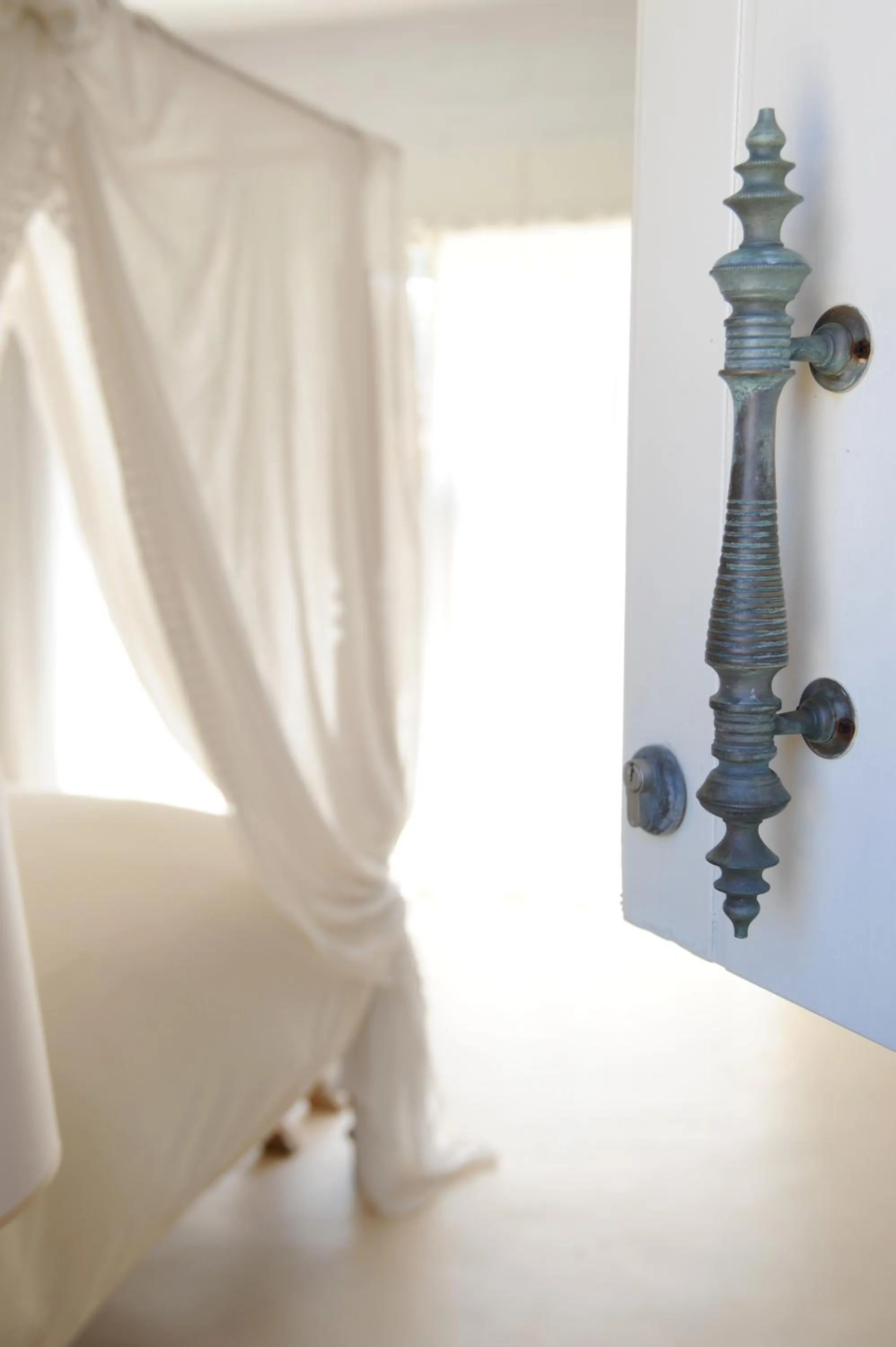 Bed in Aigis Suites Kea