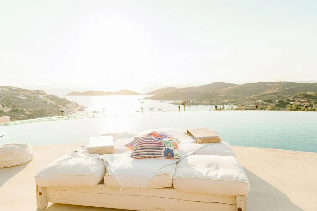 Pool view in Aigis Suites Kea