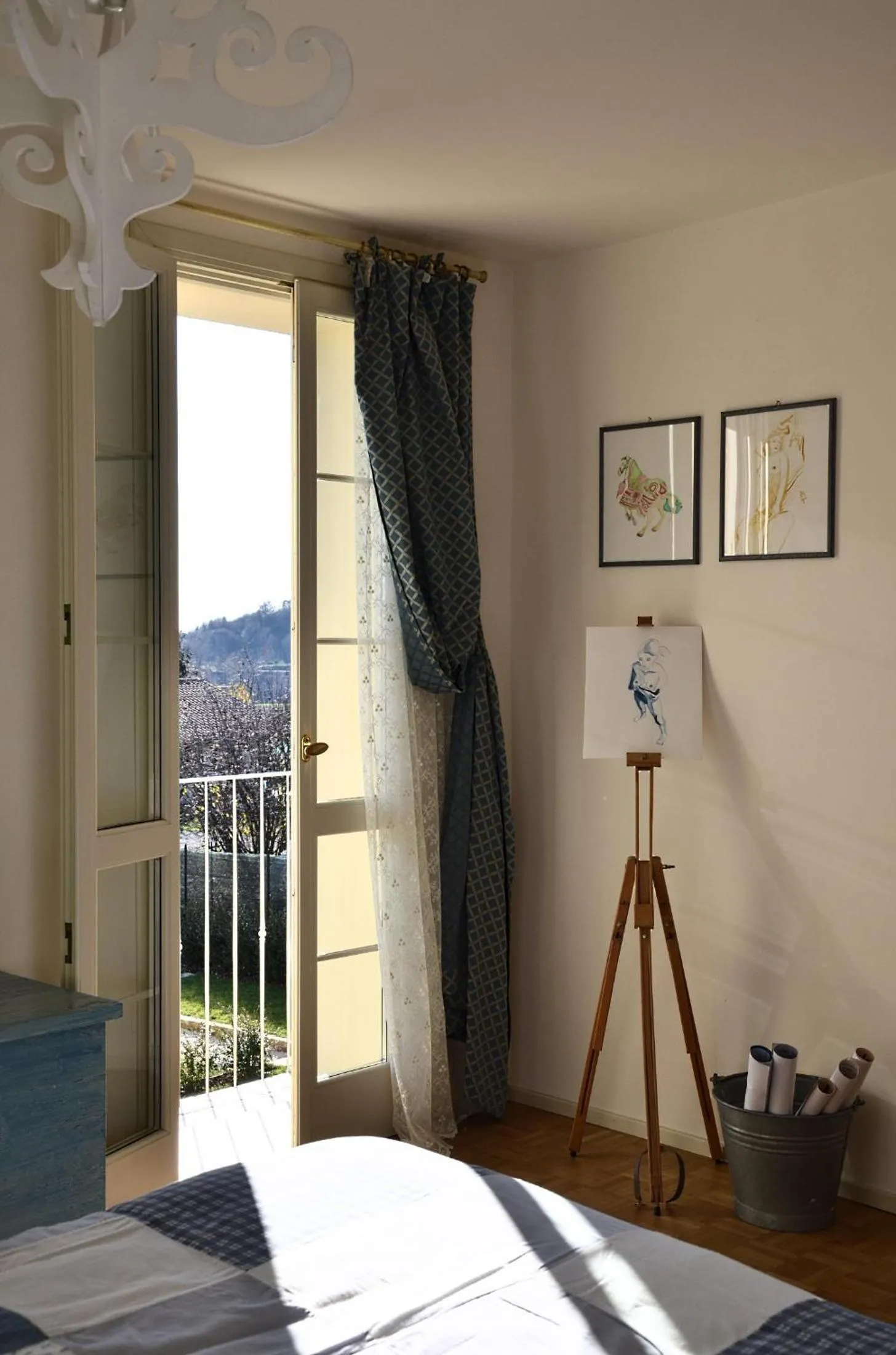 Balcony/Terrace, Bed in La Fabbrica Delle Idee