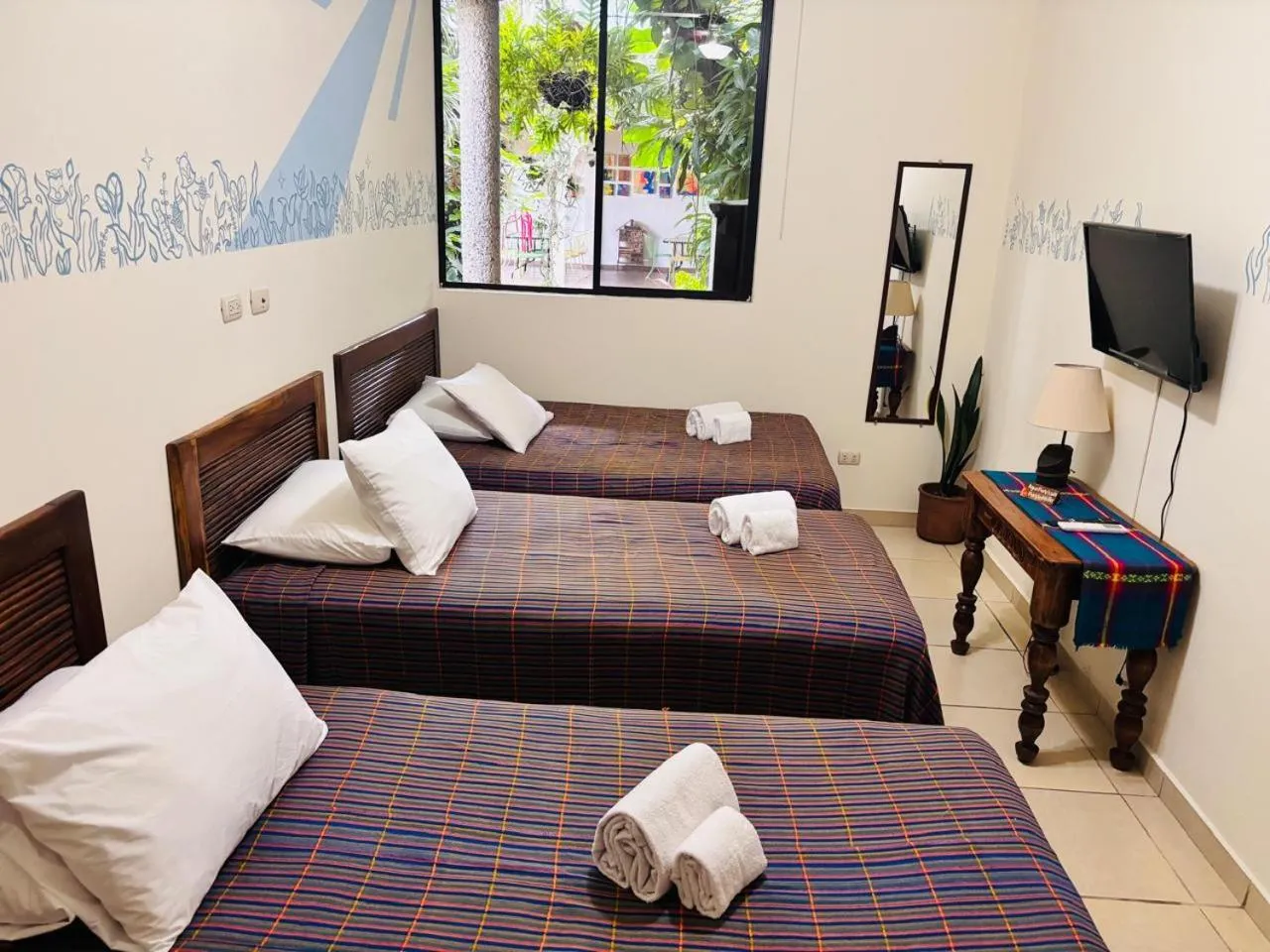 Bed in Arbol de Fuego Eco-hotel