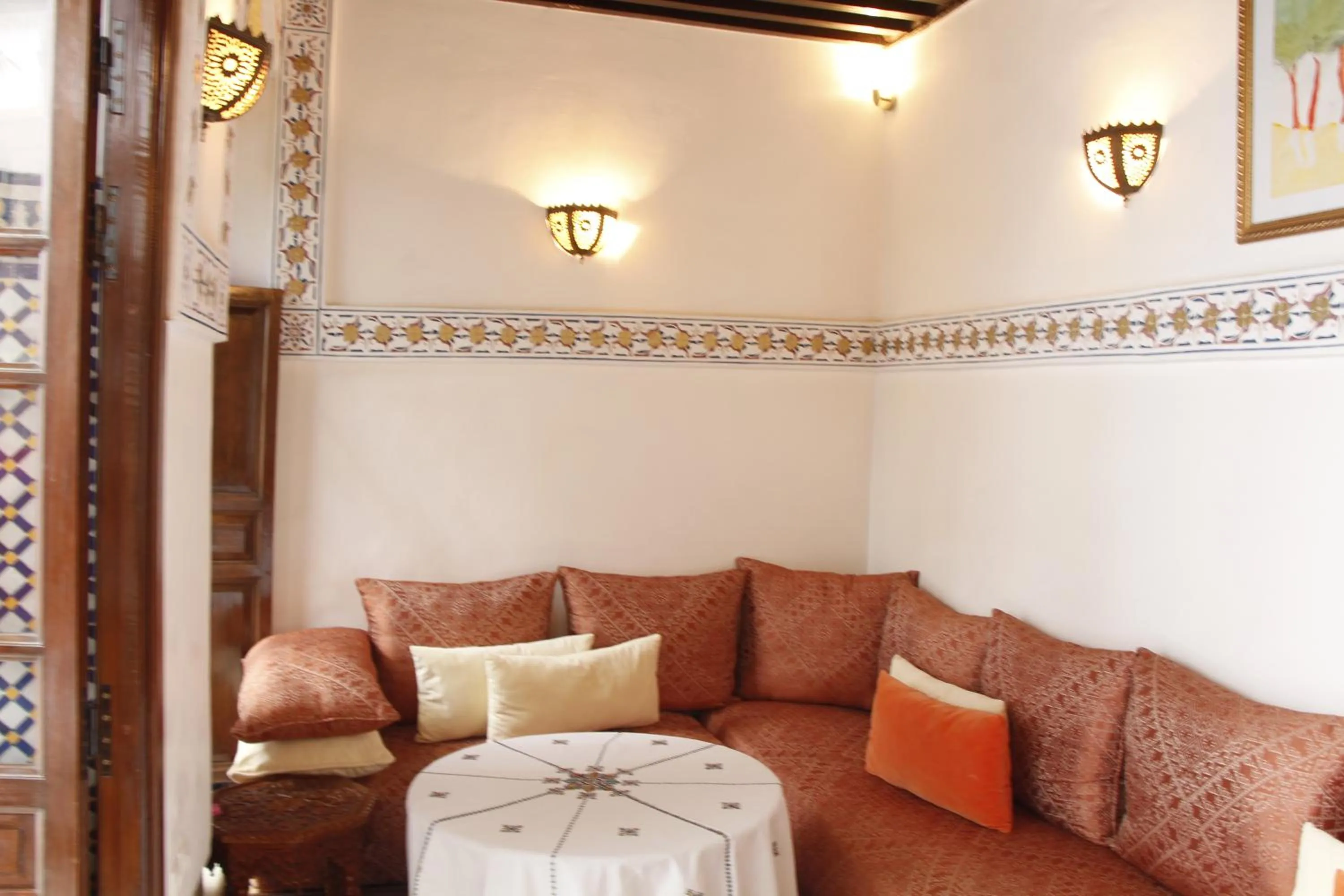 Balcony/Terrace in Riad Les Remparts De Fès