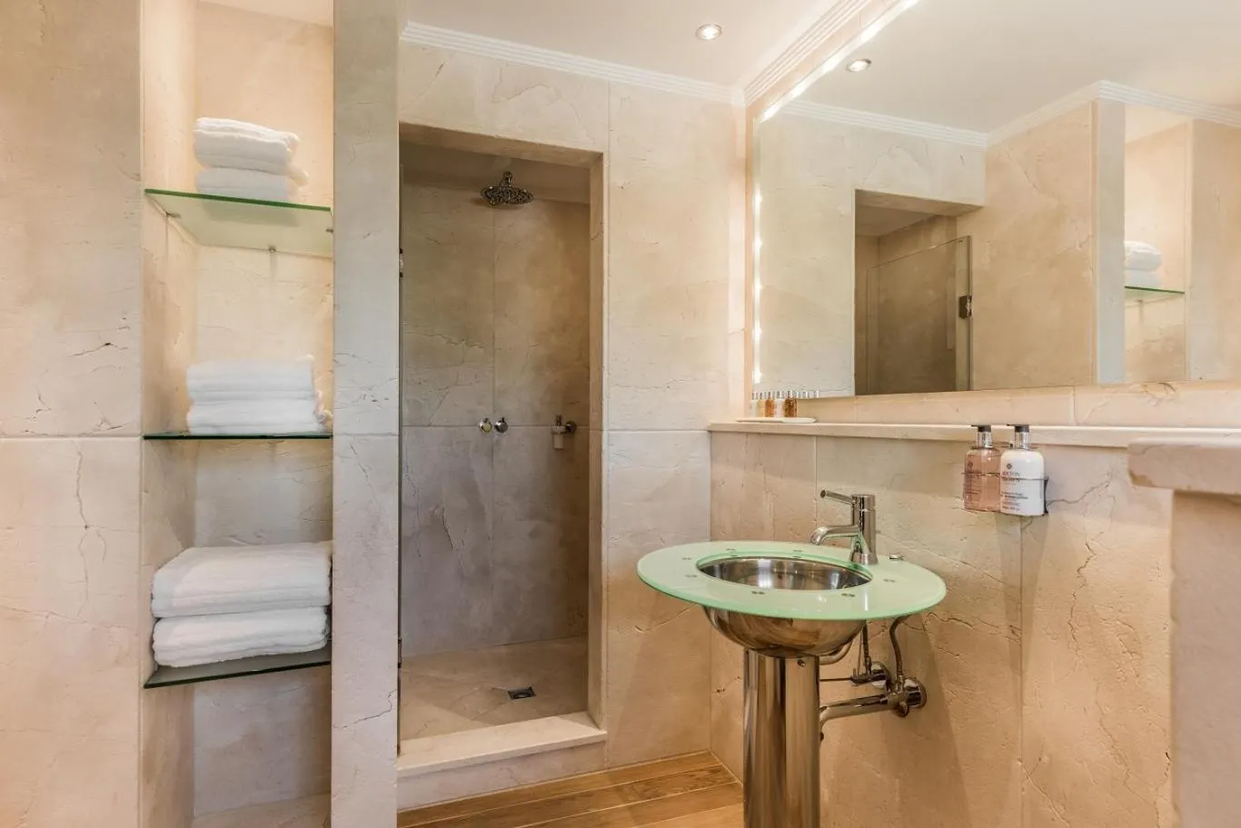 Shower in The Residence by the Beach House Marbella