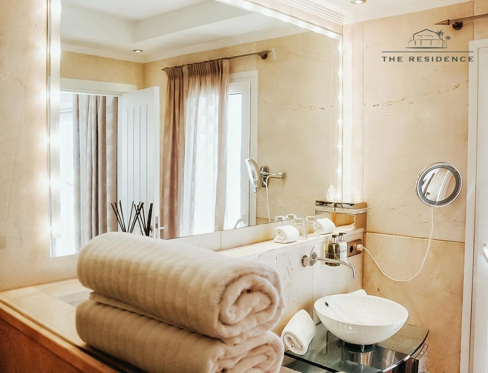 Bathroom, Bed in The Residence by the Beach House Marbella