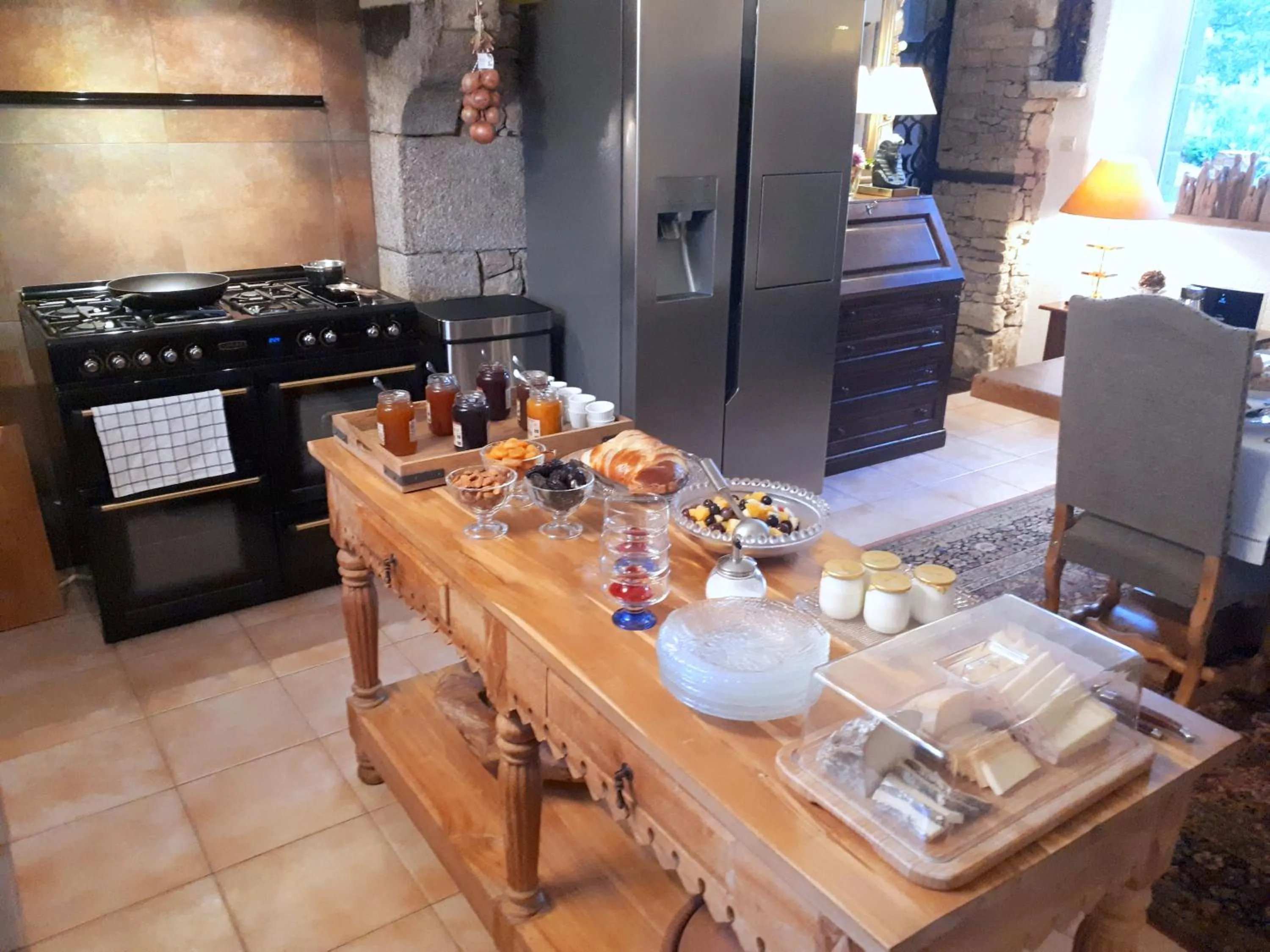 Buffet breakfast in Le Vieux Couvent & SPA