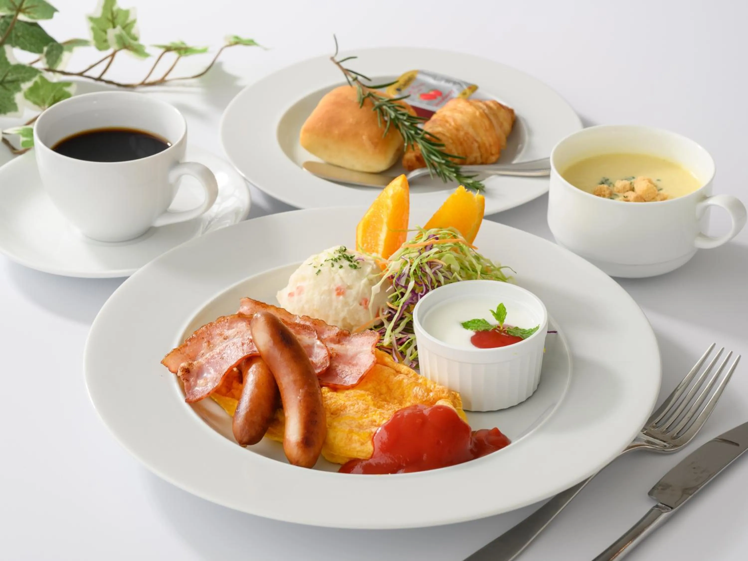 Breakfast in Yokkaichi City Hotel Annex