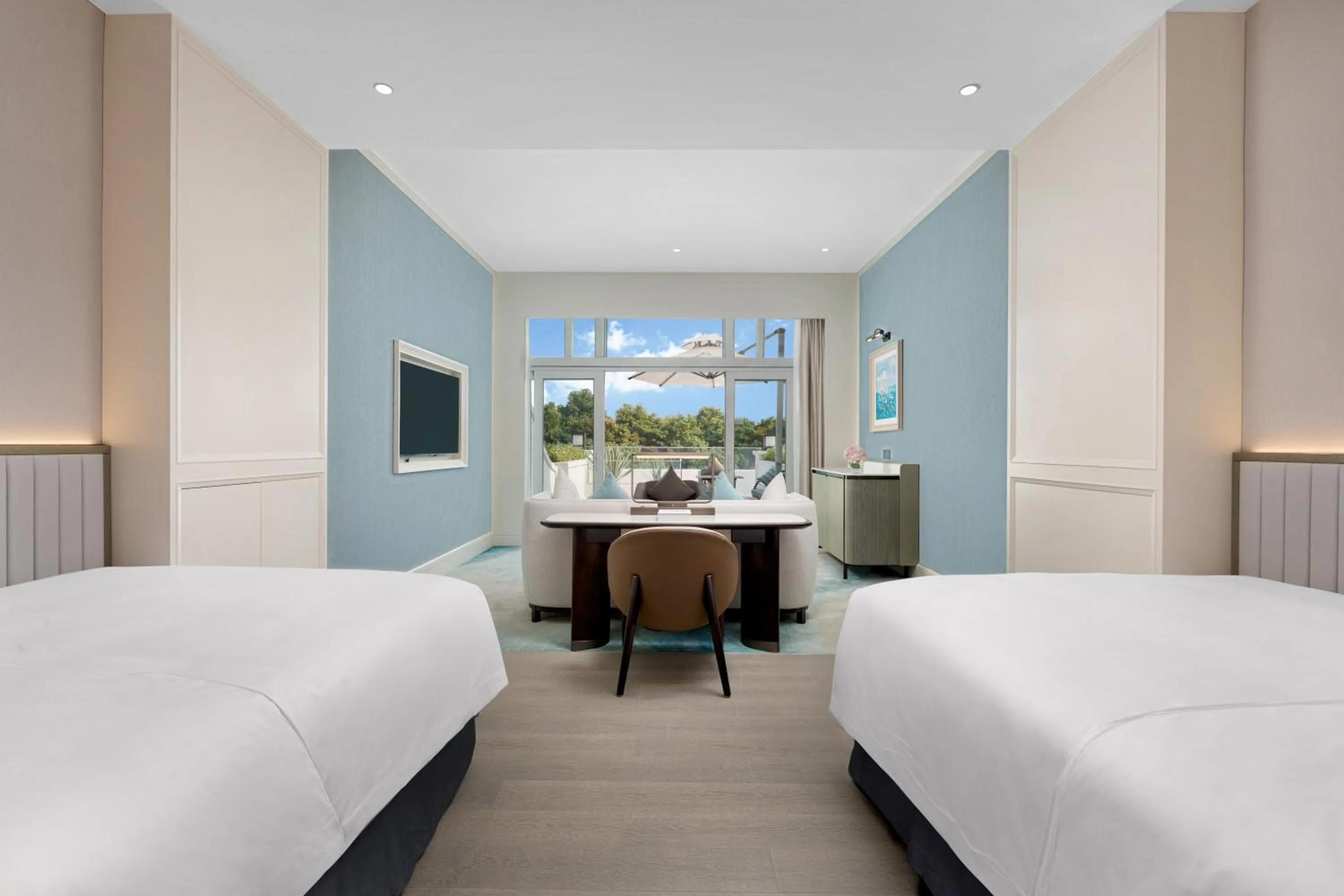 Bedroom, Bed in Yuehua Hotel Xiamen Seaside Hotel