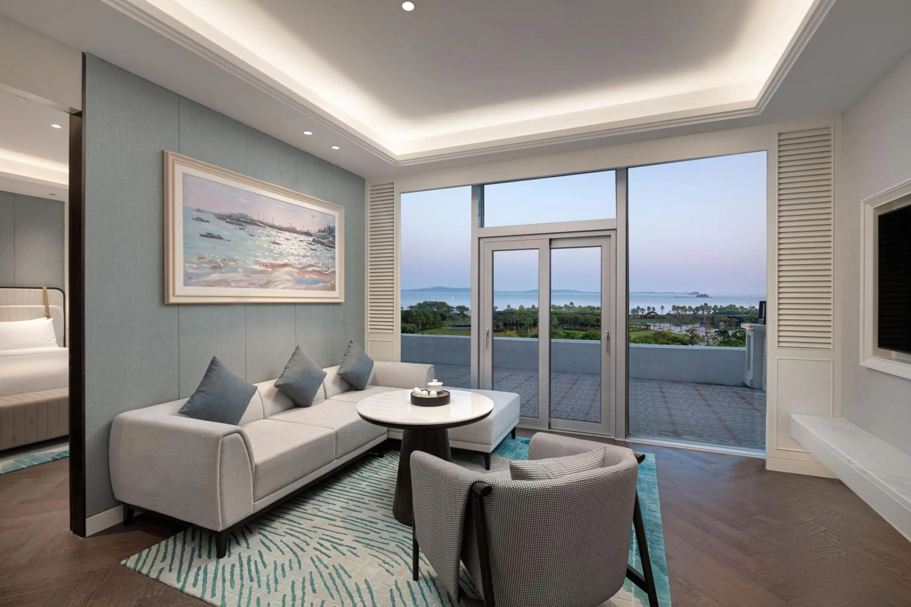 Living room in Yuehua Hotel Xiamen Seaside Hotel