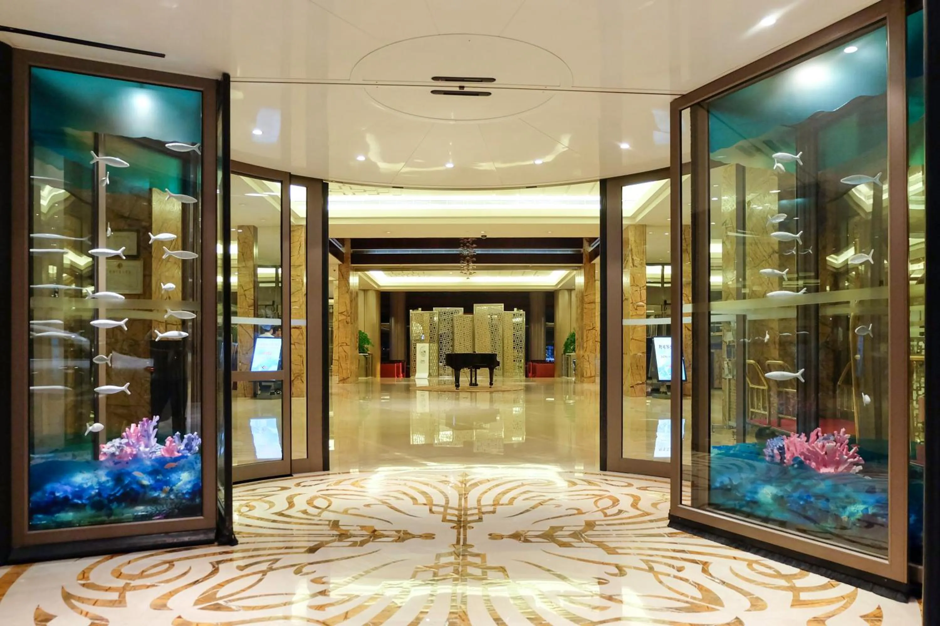 Lobby or reception in Xiamen International Conference Center Hotel Prime Seaview Hotel