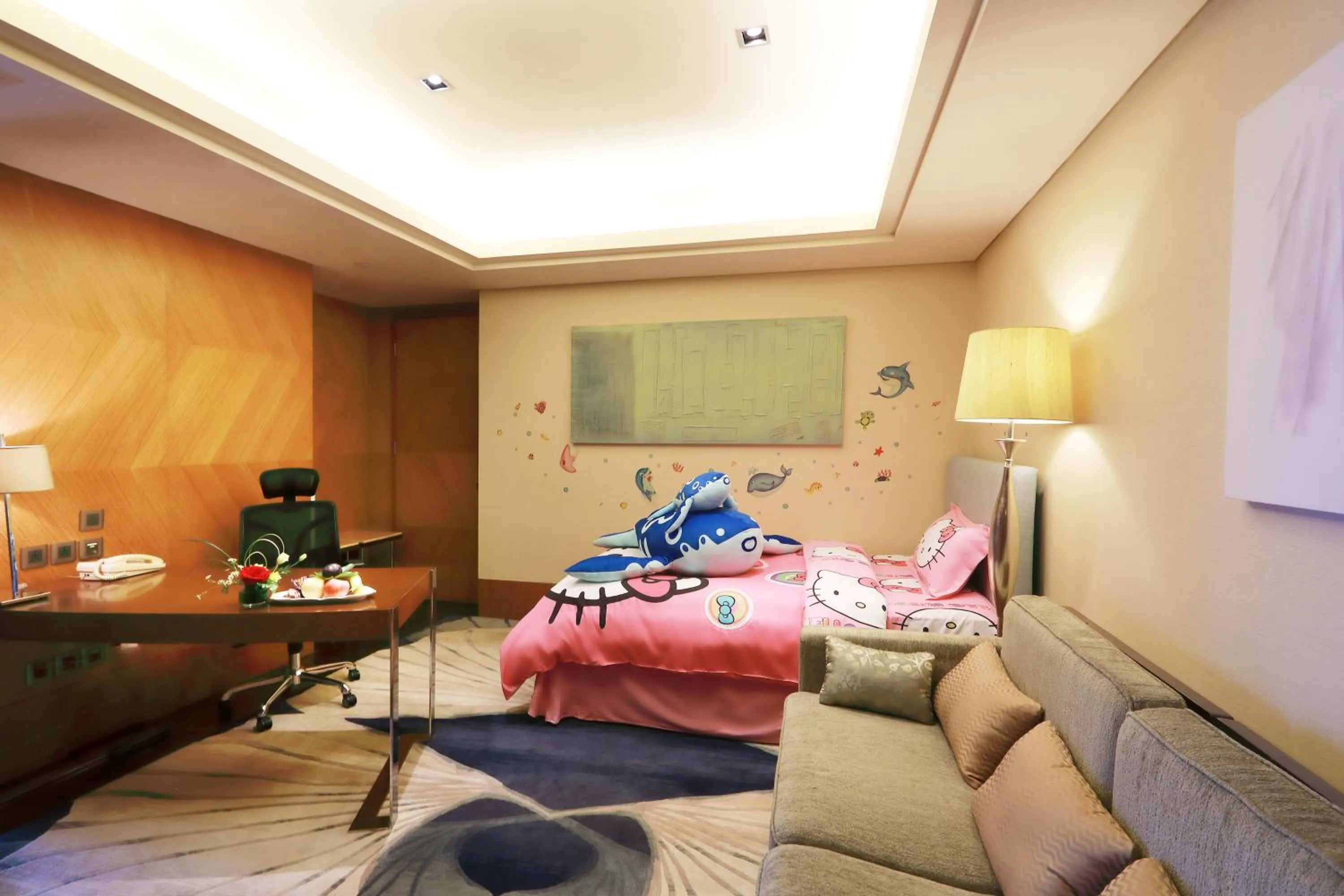 Bedroom, Bed in Xiamen International Conference Center Hotel Prime Seaview Hotel