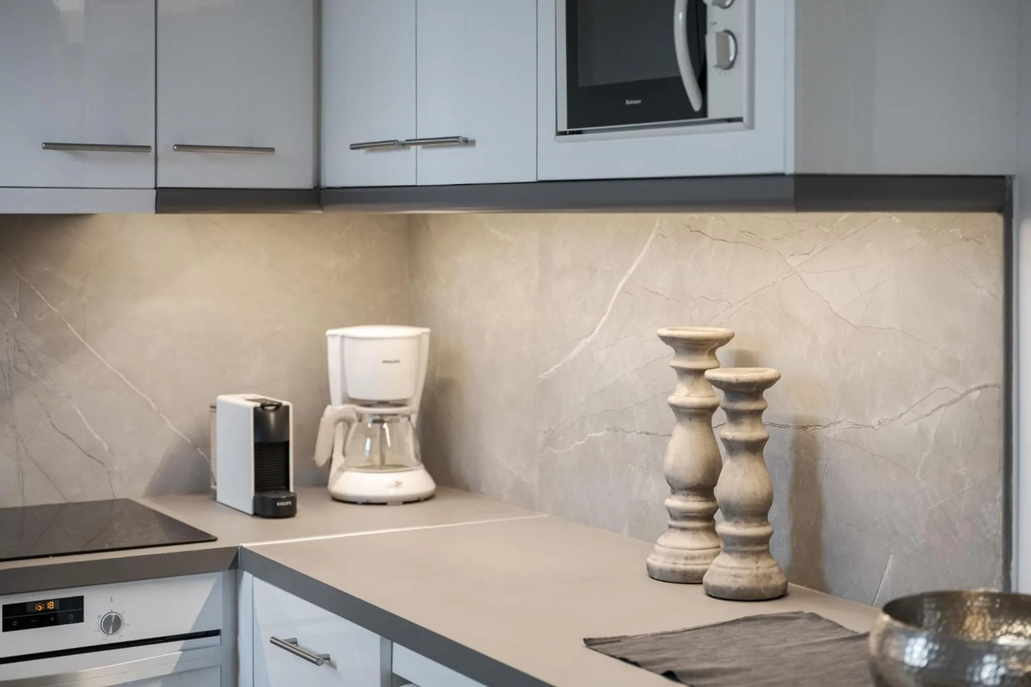 kitchen in Acropolis Luxury Living