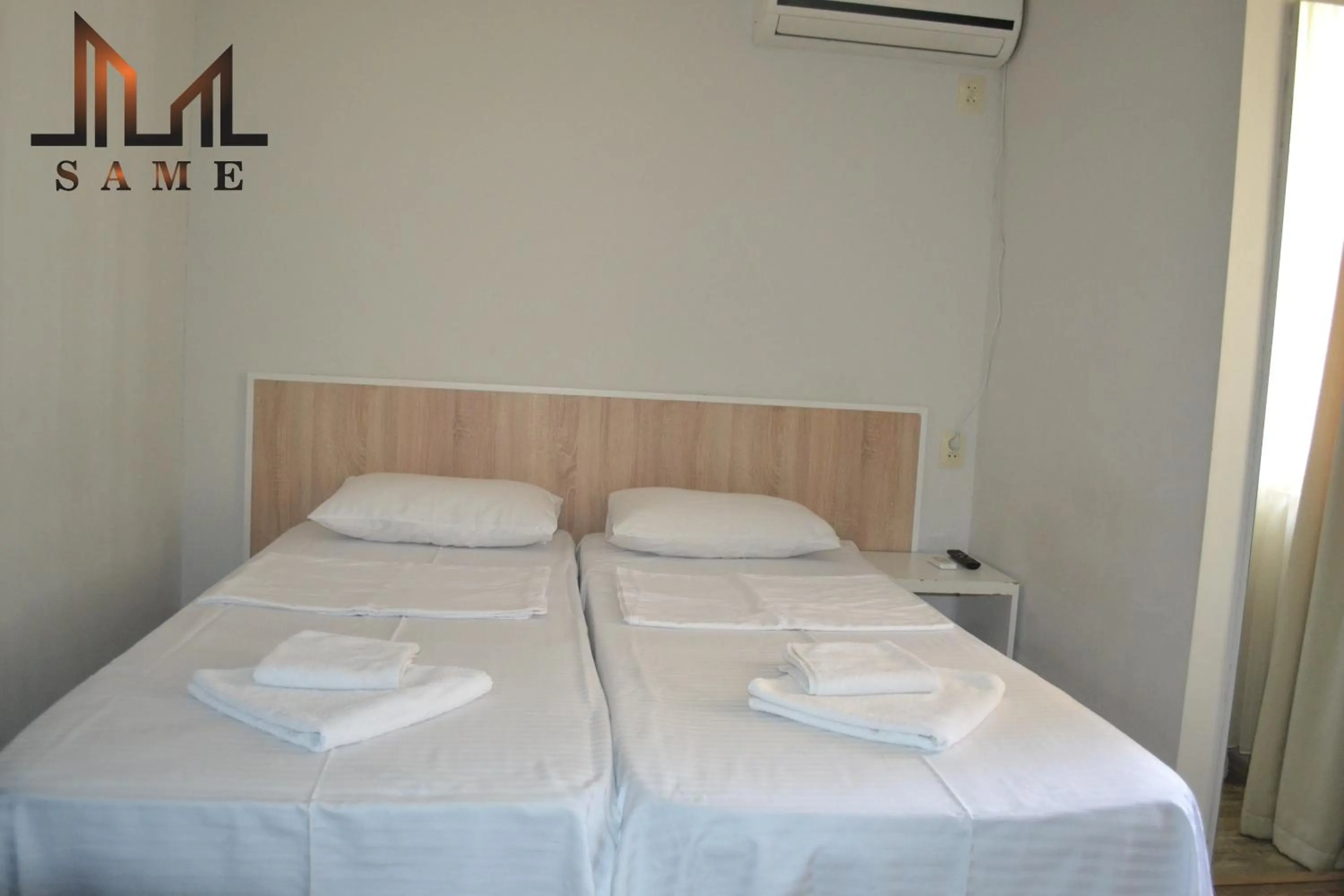 Bed in Hotel Rustaveli 36