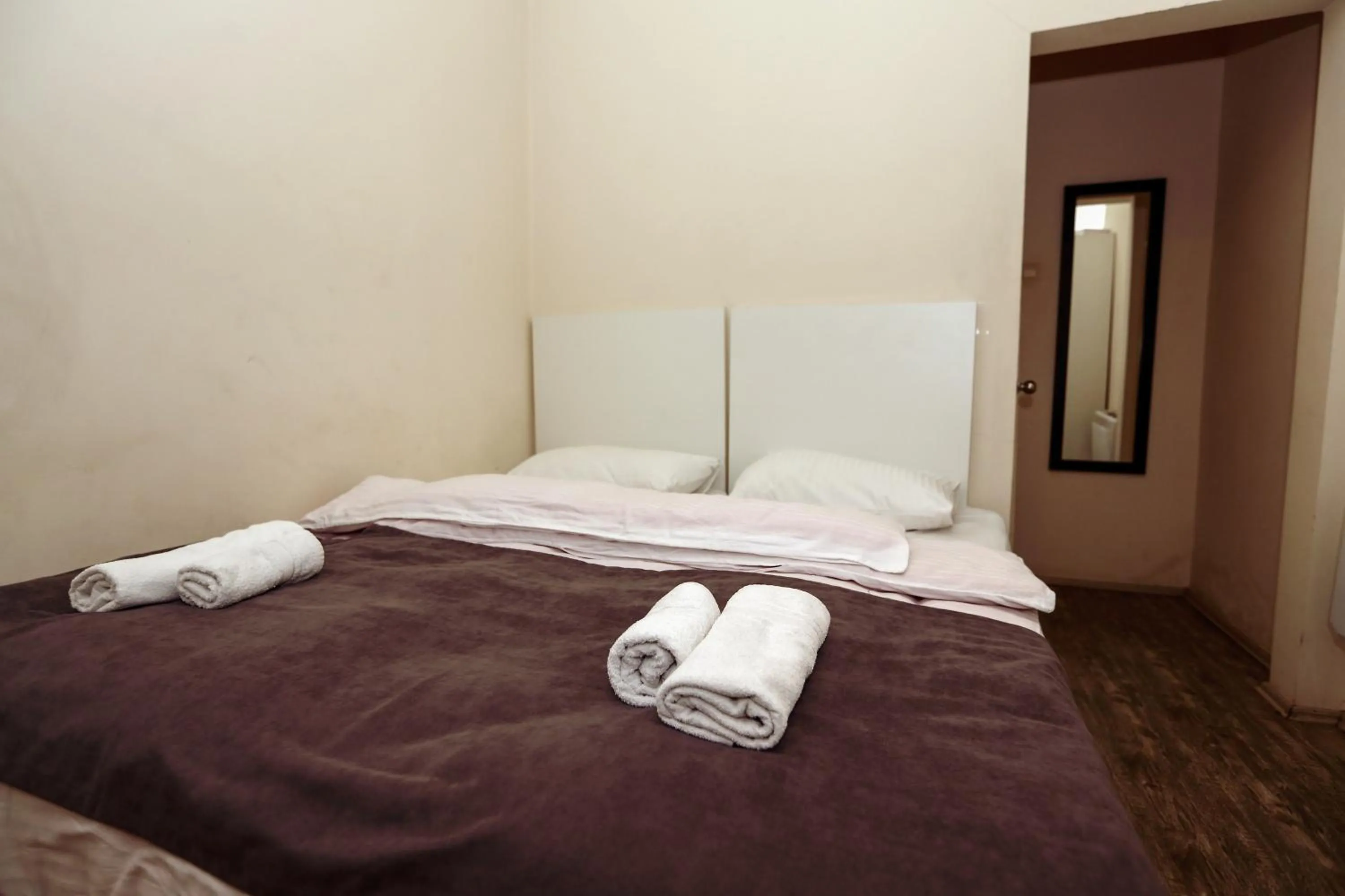 Bed in Hotel Rustaveli 36