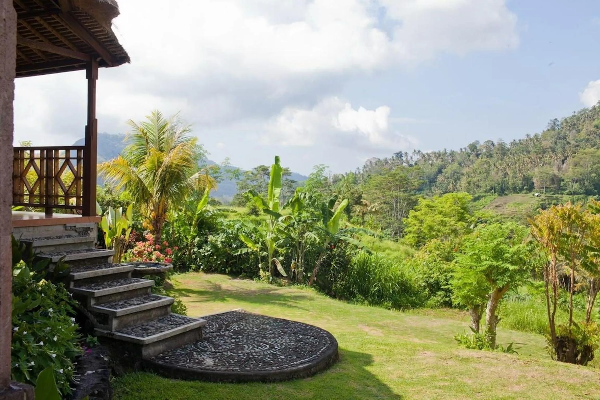 Garden view in Nirarta Center For Living Awareness