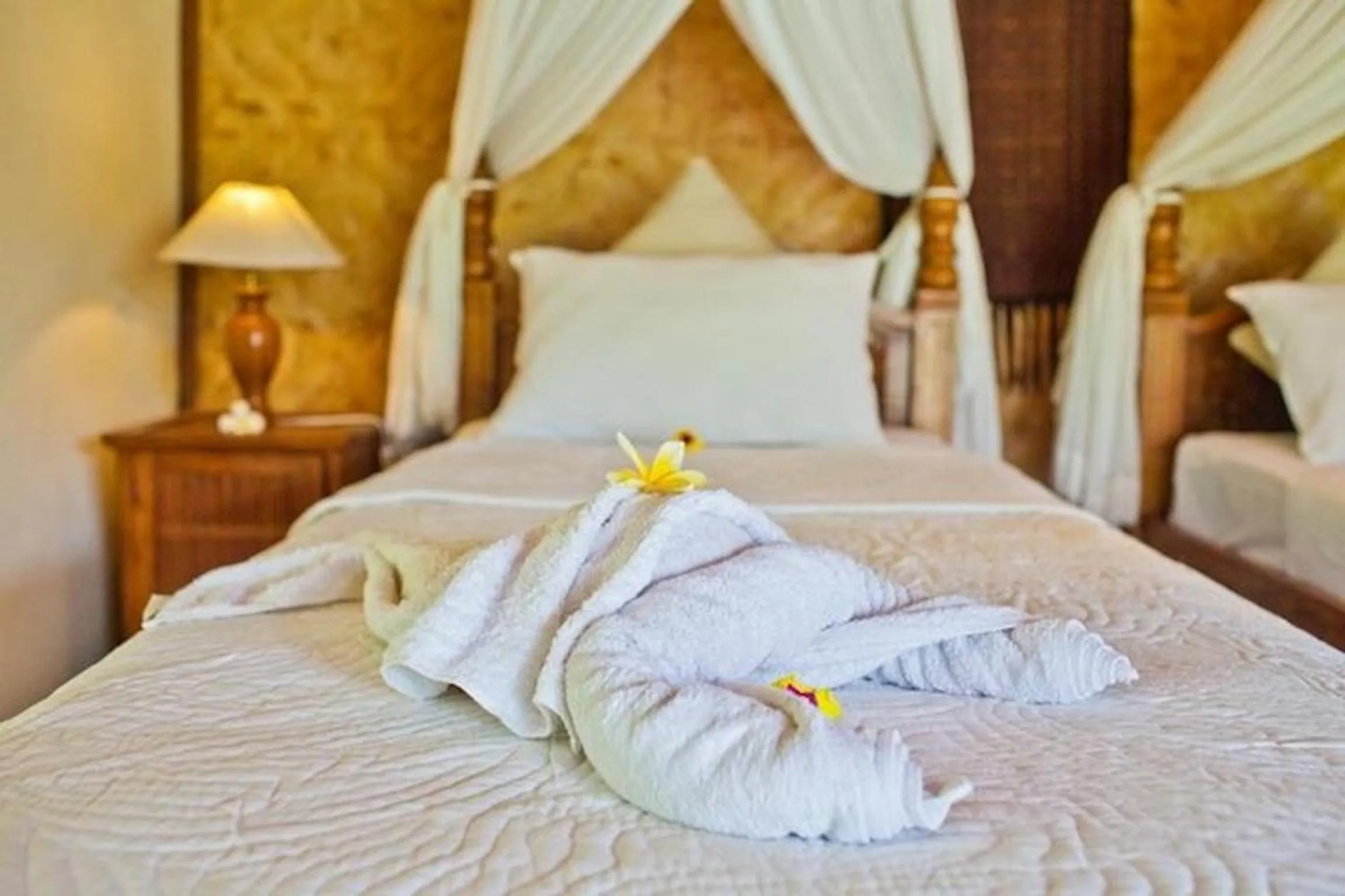 Bed in Nirarta Center For Living Awareness