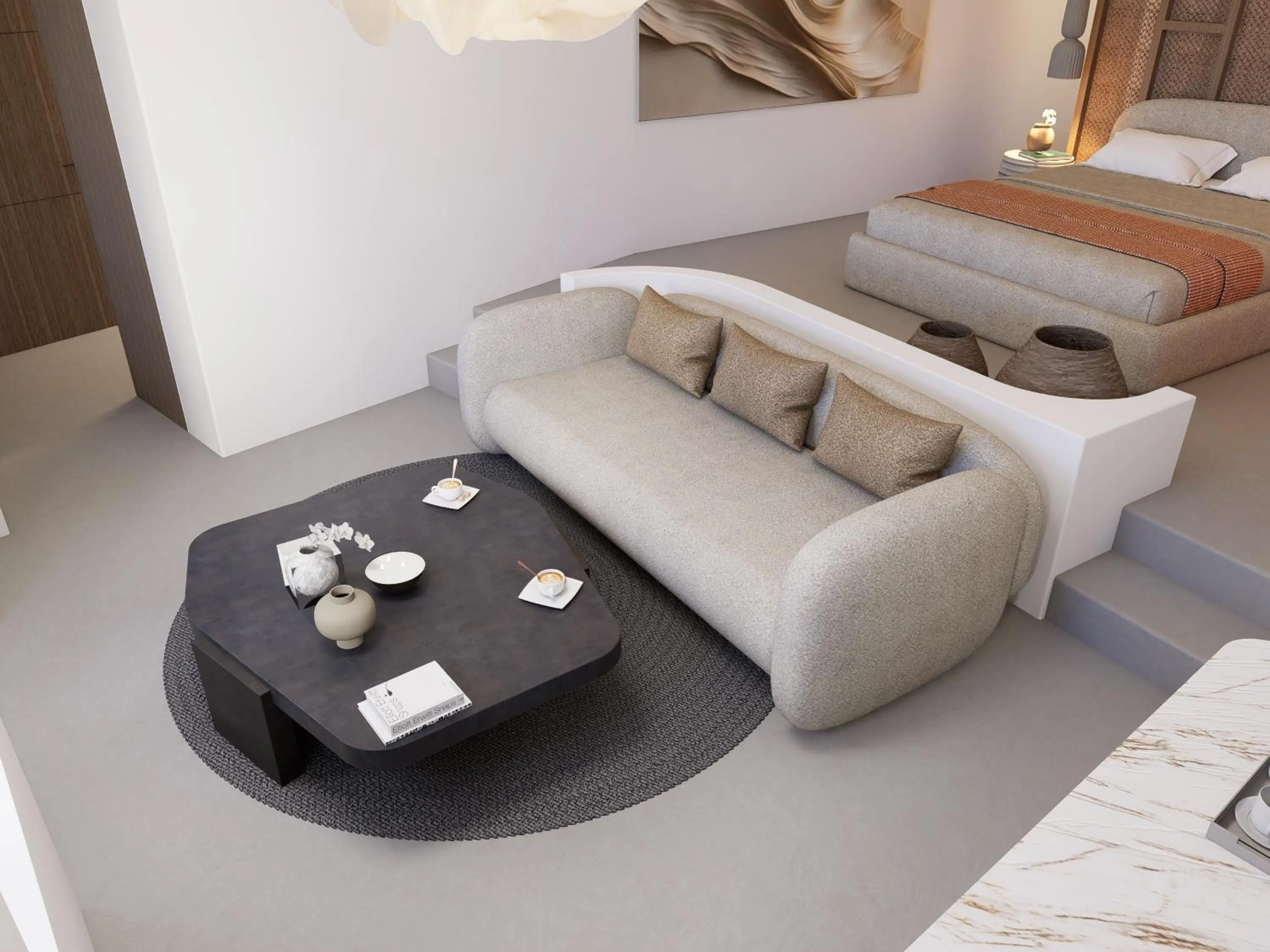 Bed in Grace Hotel, Auberge Collection