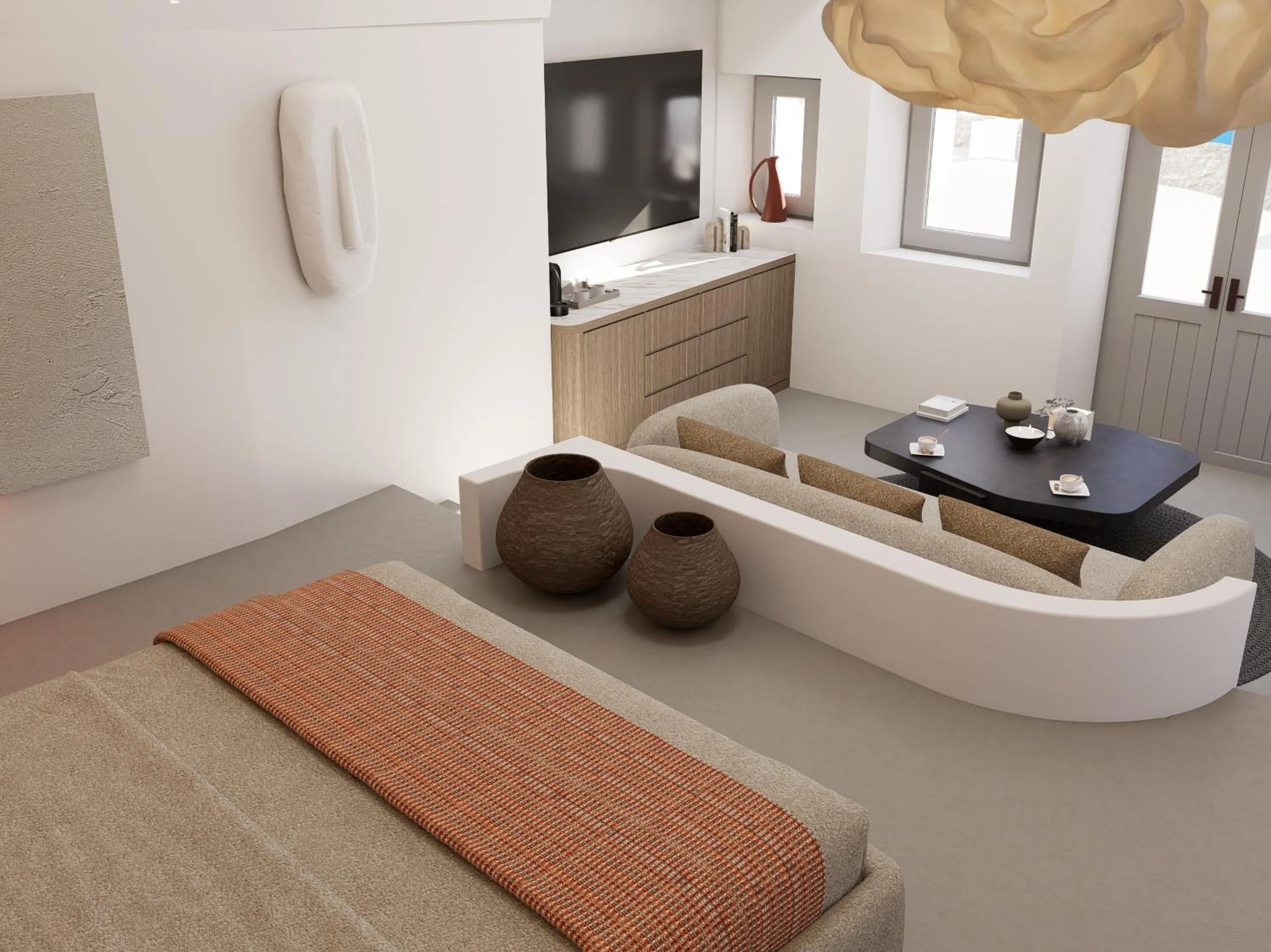 Bed in Grace Hotel, Auberge Collection