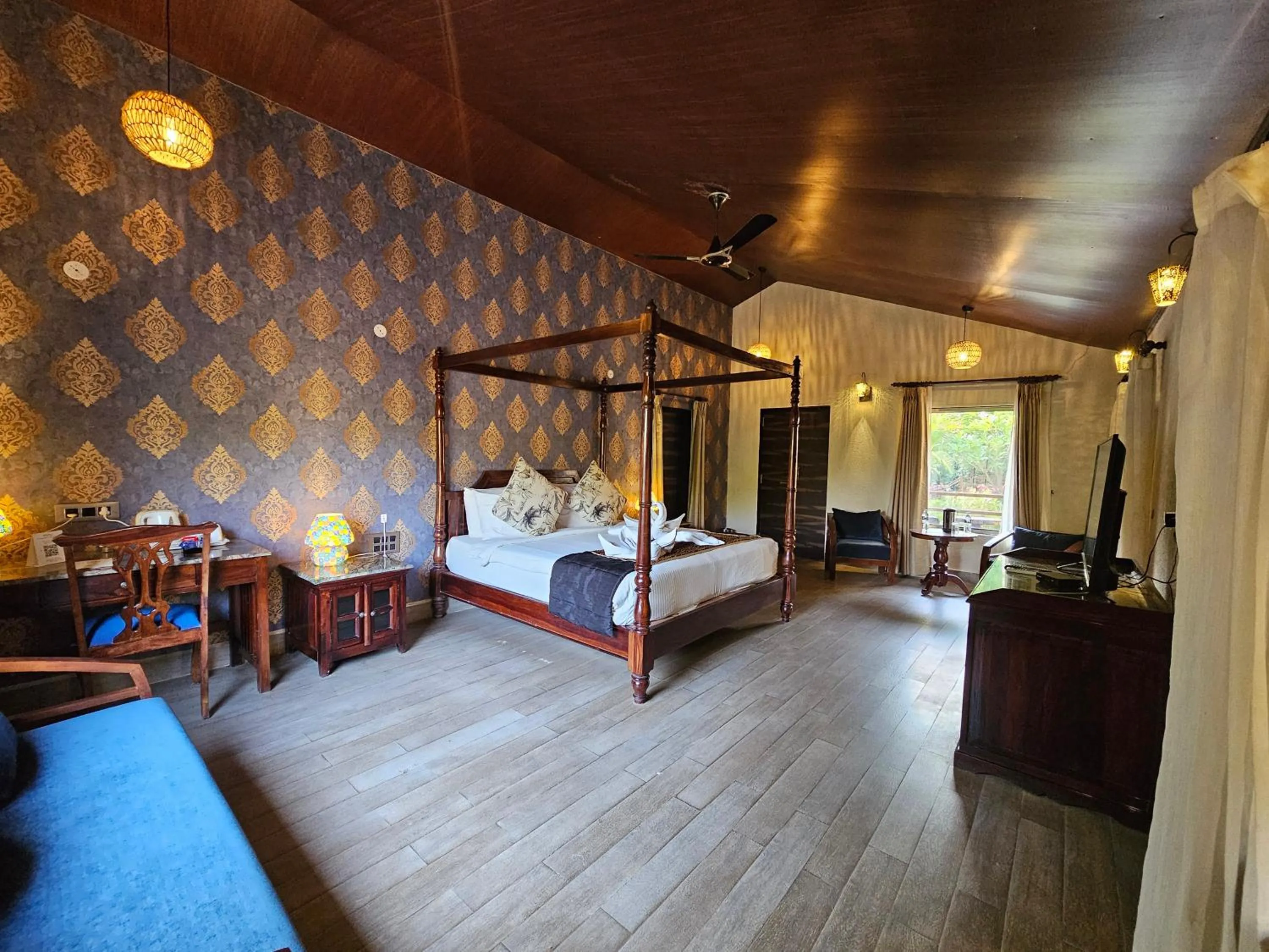 Bed in Gir Lion Safari Camp by Trulyy, Sasan Gir