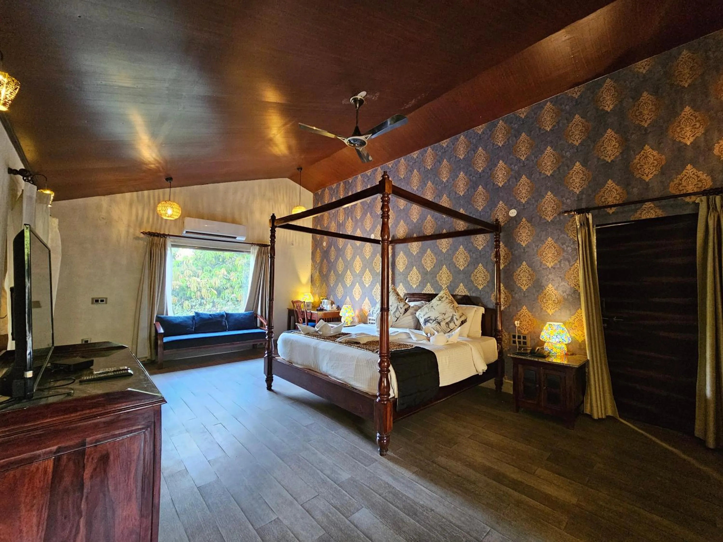 Bed in Gir Lion Safari Camp by Trulyy, Sasan Gir