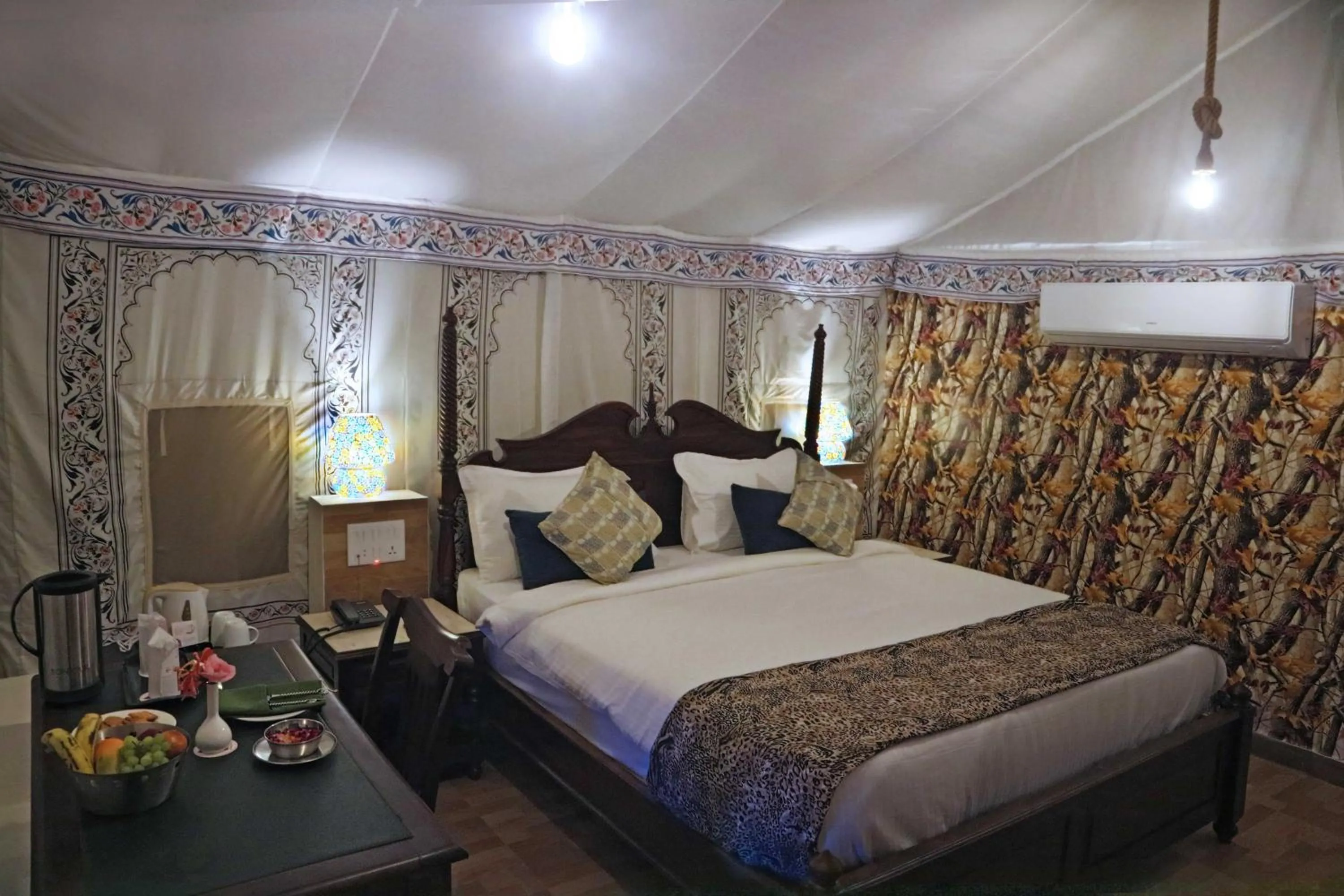 Bedroom, Bed in Gir Lion Safari Camp by Trulyy, Sasan Gir