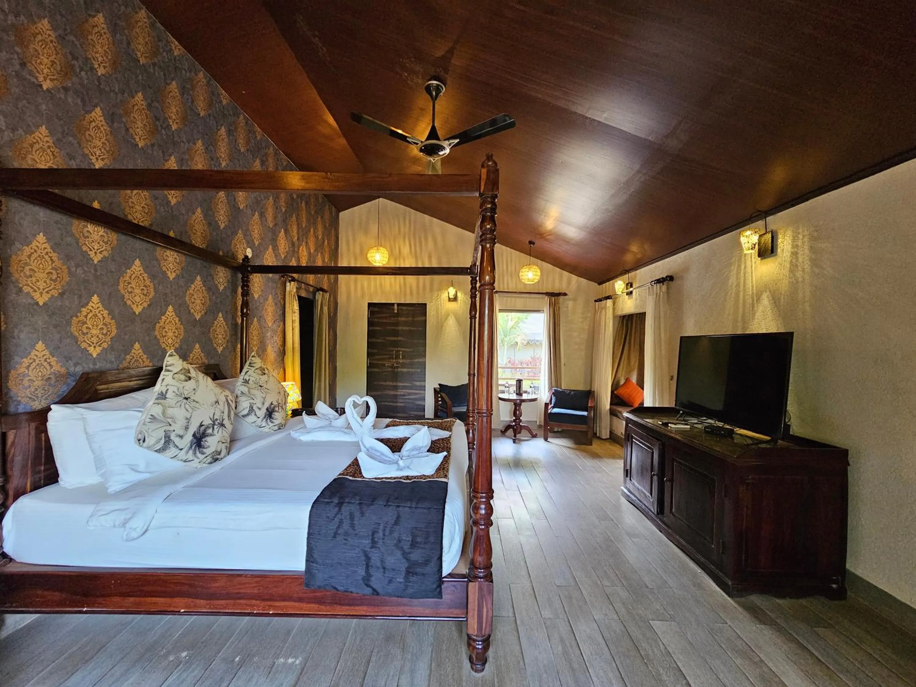 Bed in Gir Lion Safari Camp by Trulyy, Sasan Gir