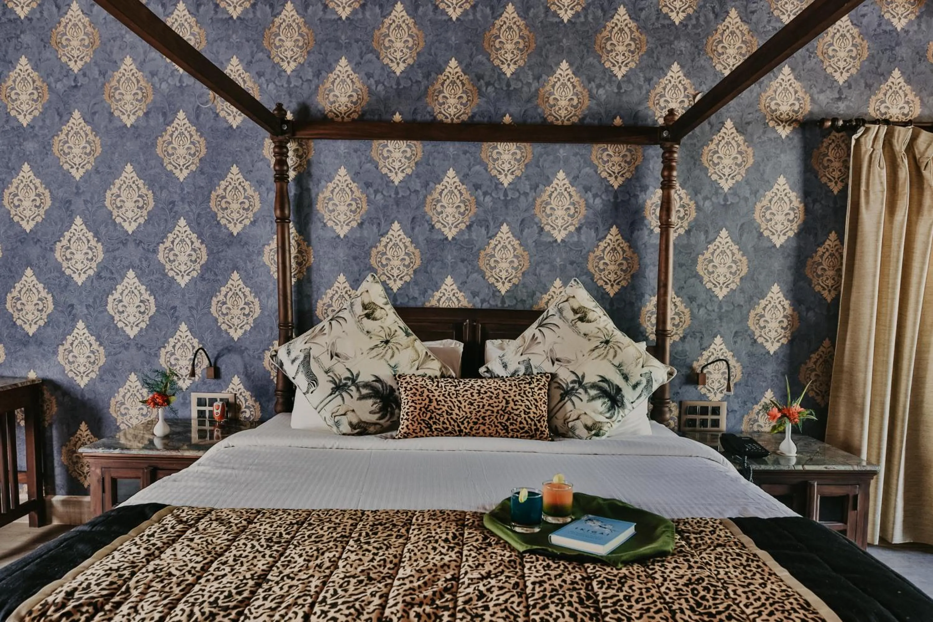 Bedroom, Bed in Gir Lion Safari Camp by Trulyy, Sasan Gir