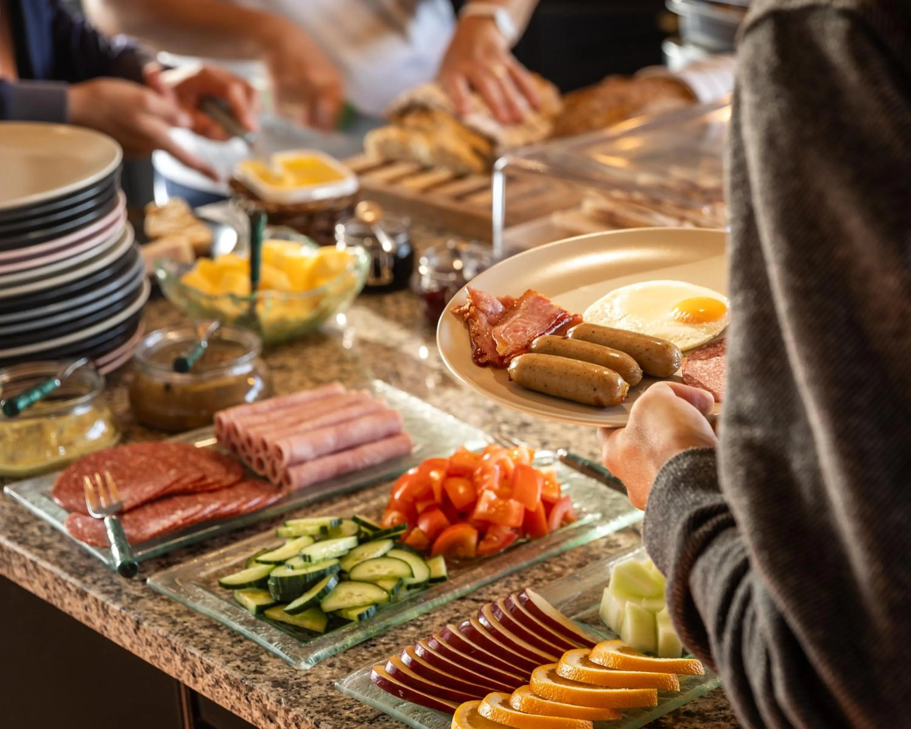 Buffet breakfast in Hestheimar