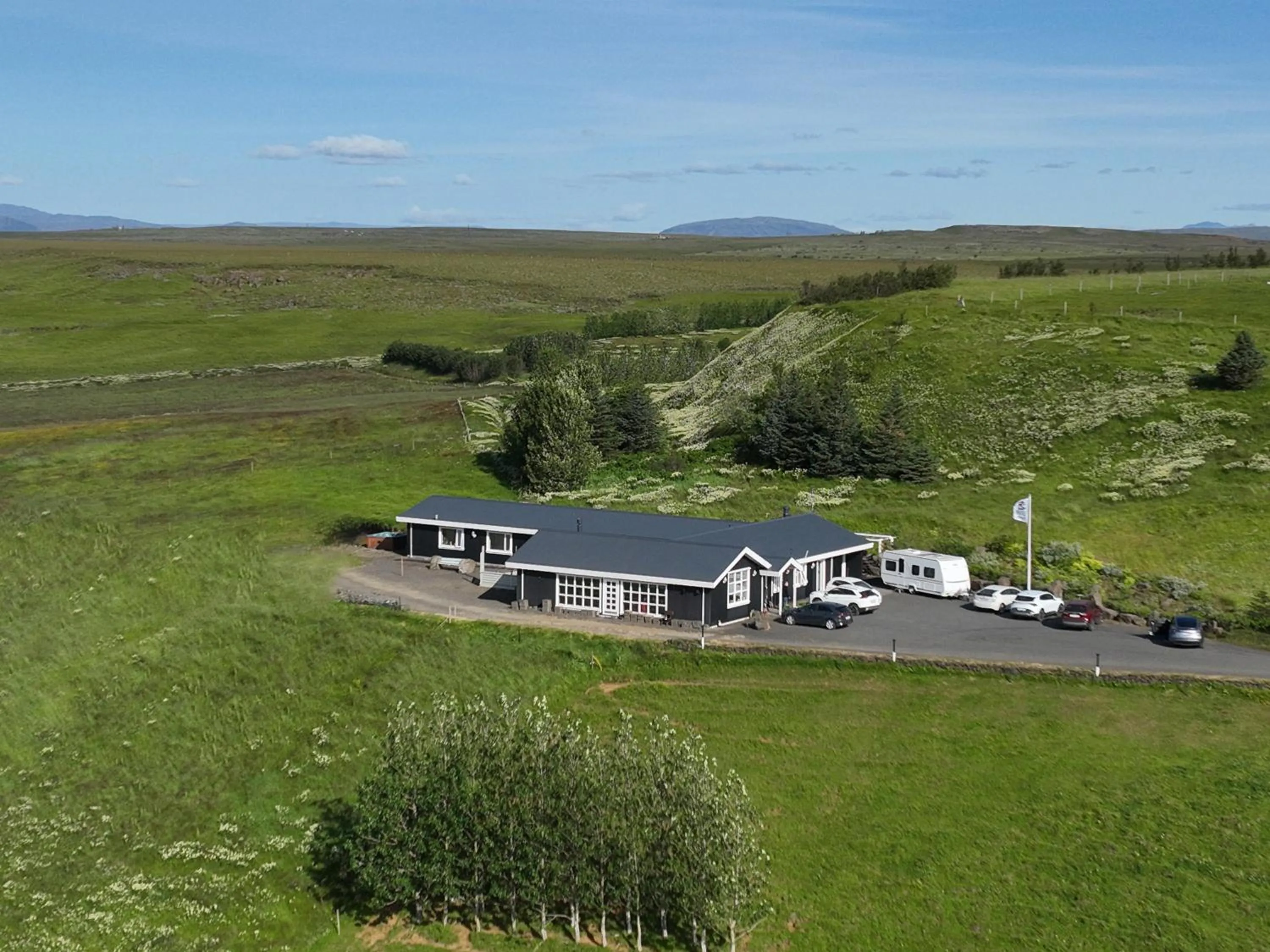 Facade/entrance in Hestheimar