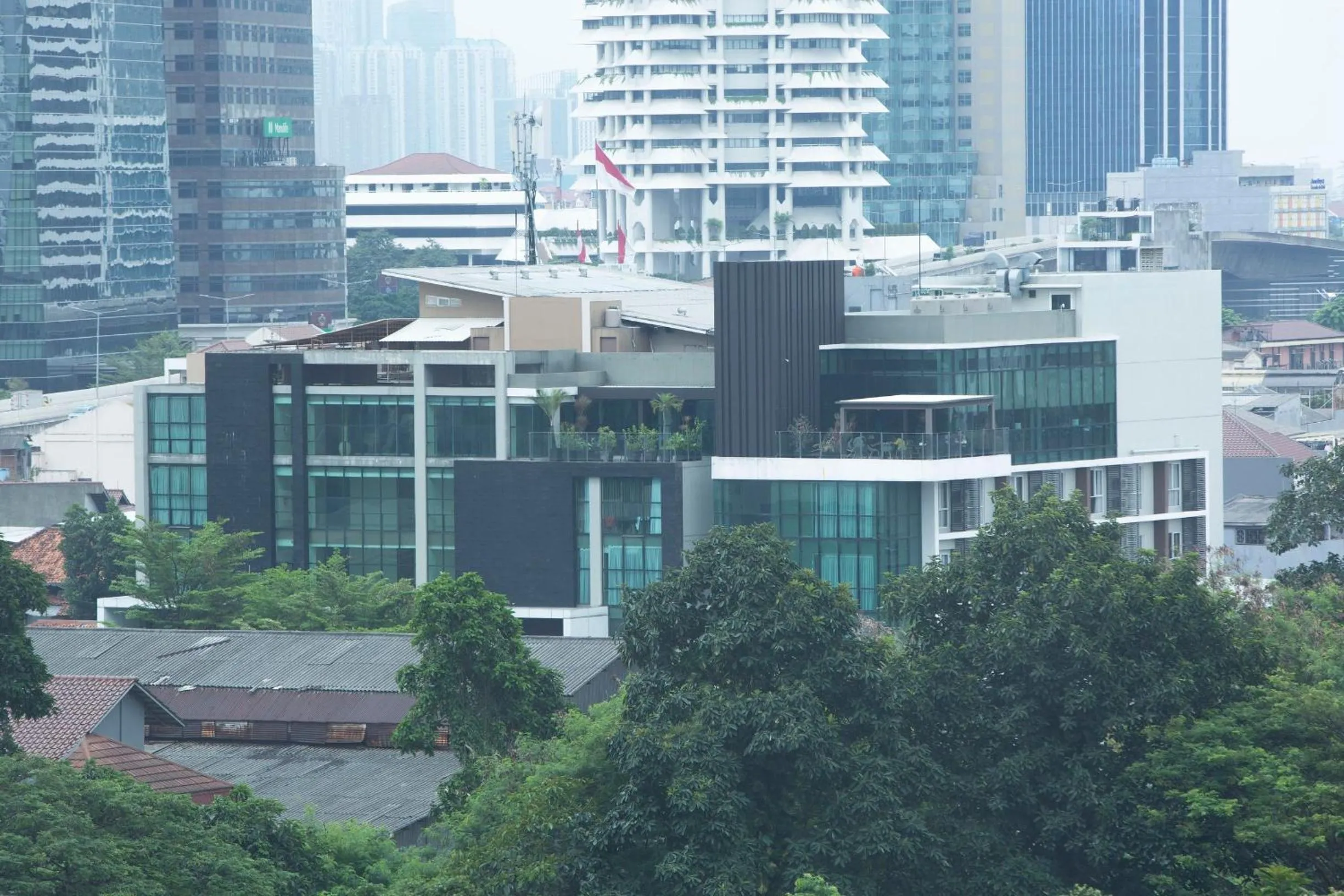 Bird's eye view in Avissa Suites