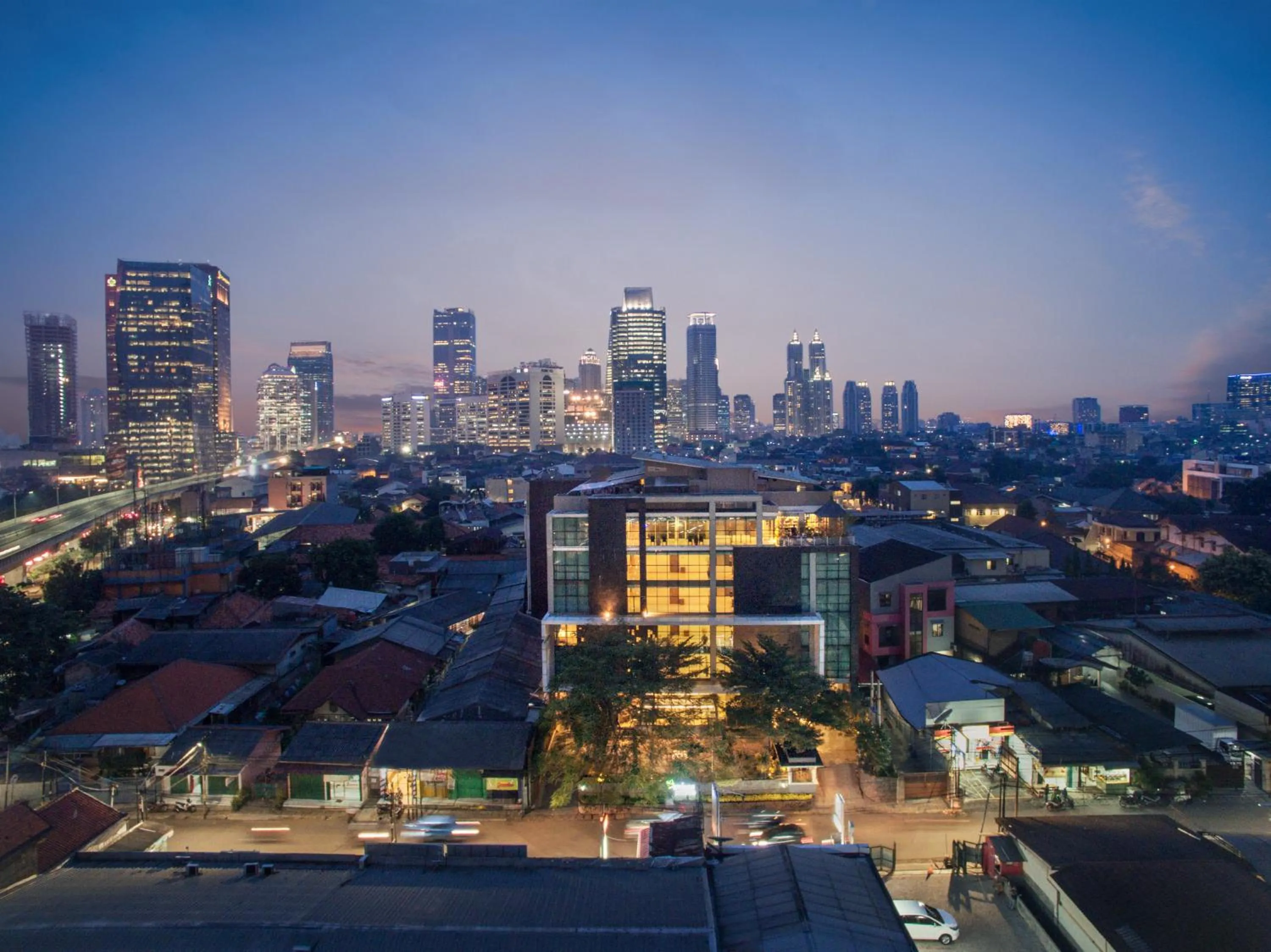 Bird's eye view in Avissa Suites